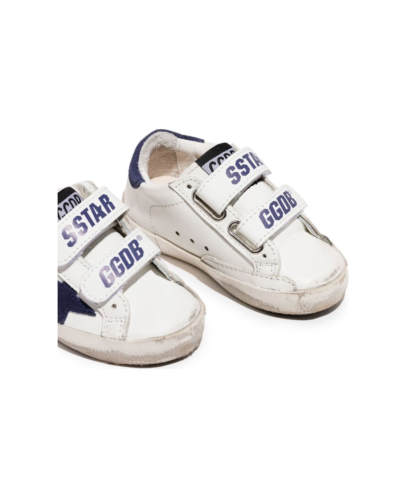 Golden Goose Kids Old School Sneakers - White