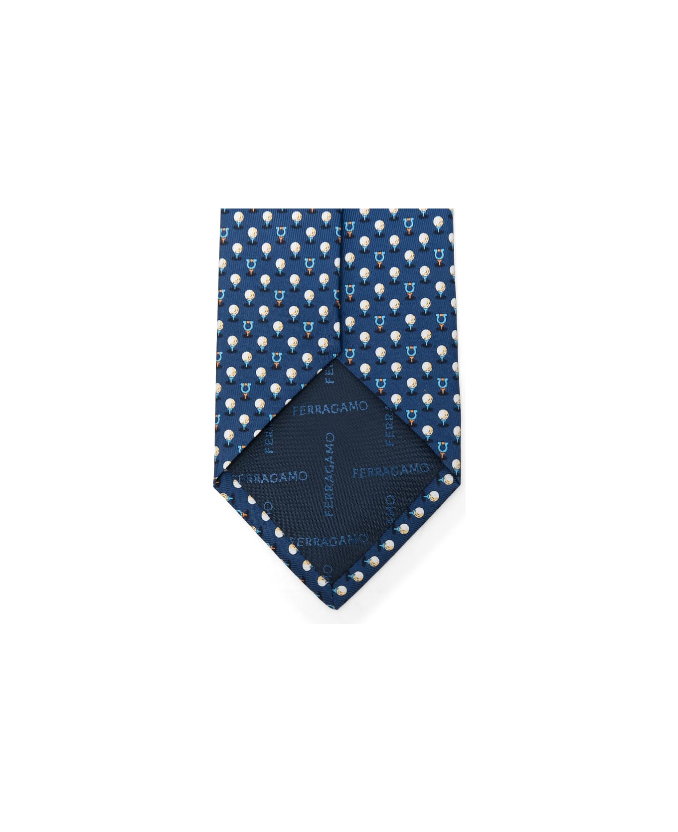 Ferragamo Tie - BLUE ネクタイ
