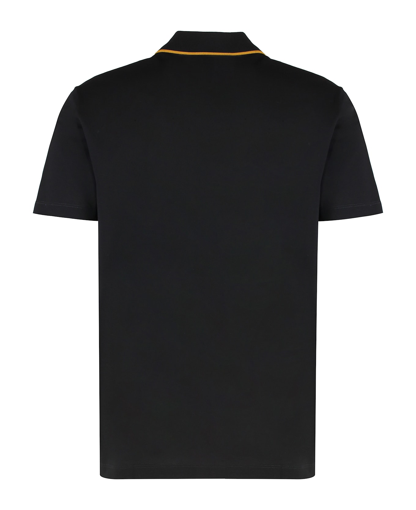 Versace Cotton-piqué Polo Shirt - black