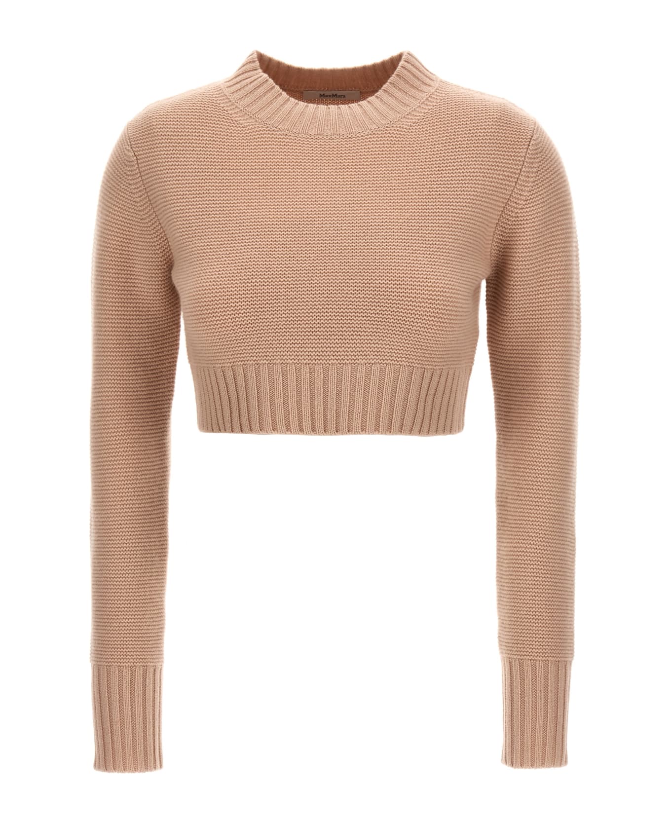 Max Mara 'kaya' Cropped Sweater - Pink