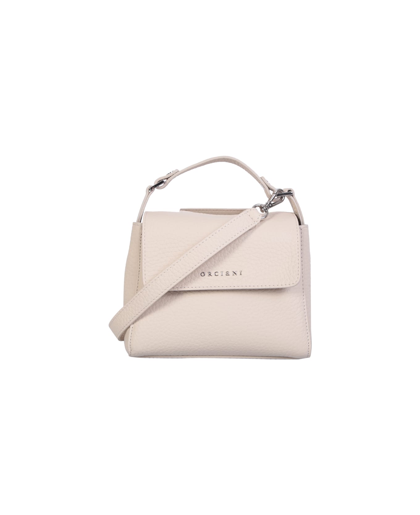 Orciani Ivory Sveva Soft Mini Bag - White