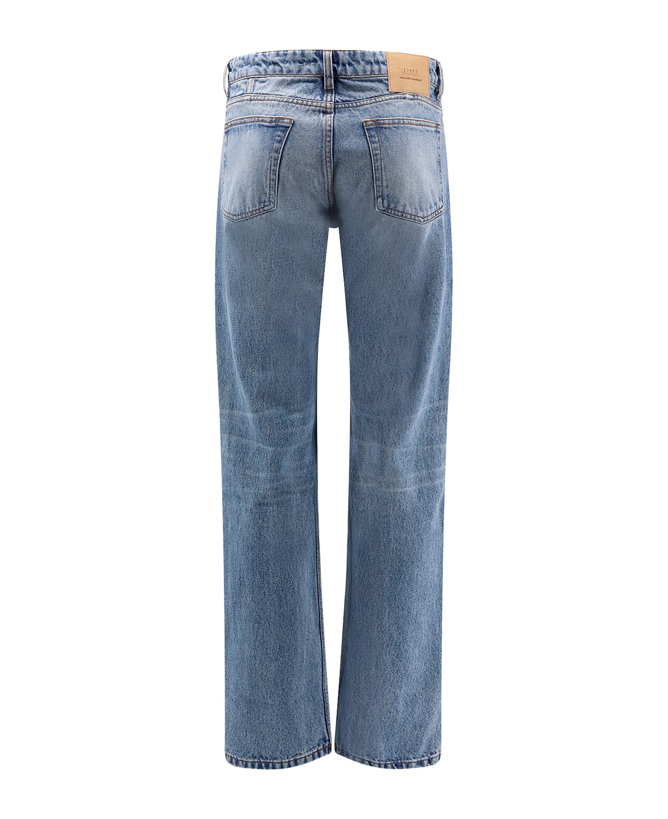 Ami Alexandre Mattiussi Used Blue Cotton Jeans - Blue