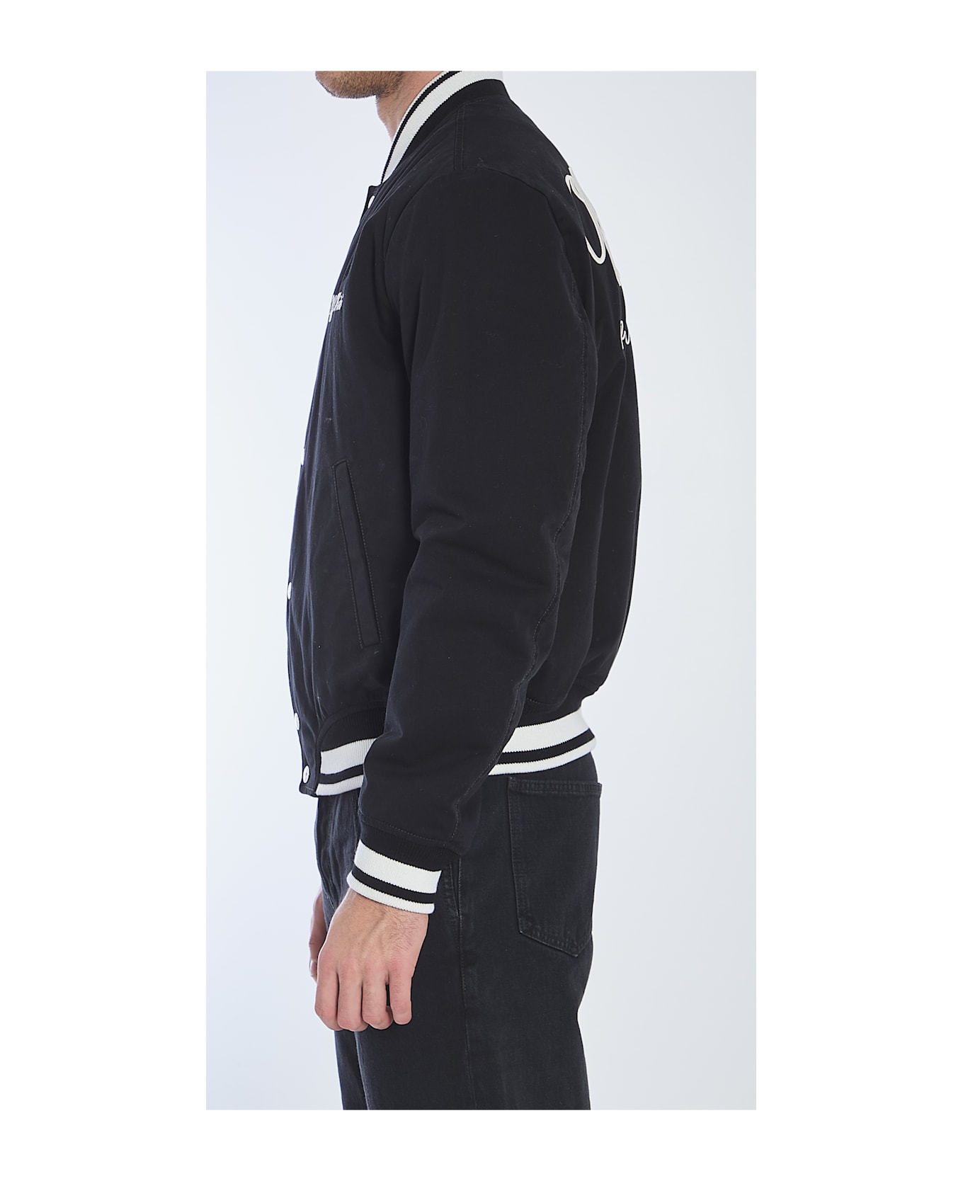 Off-White Varsity Souvenir Jacket - Black/white