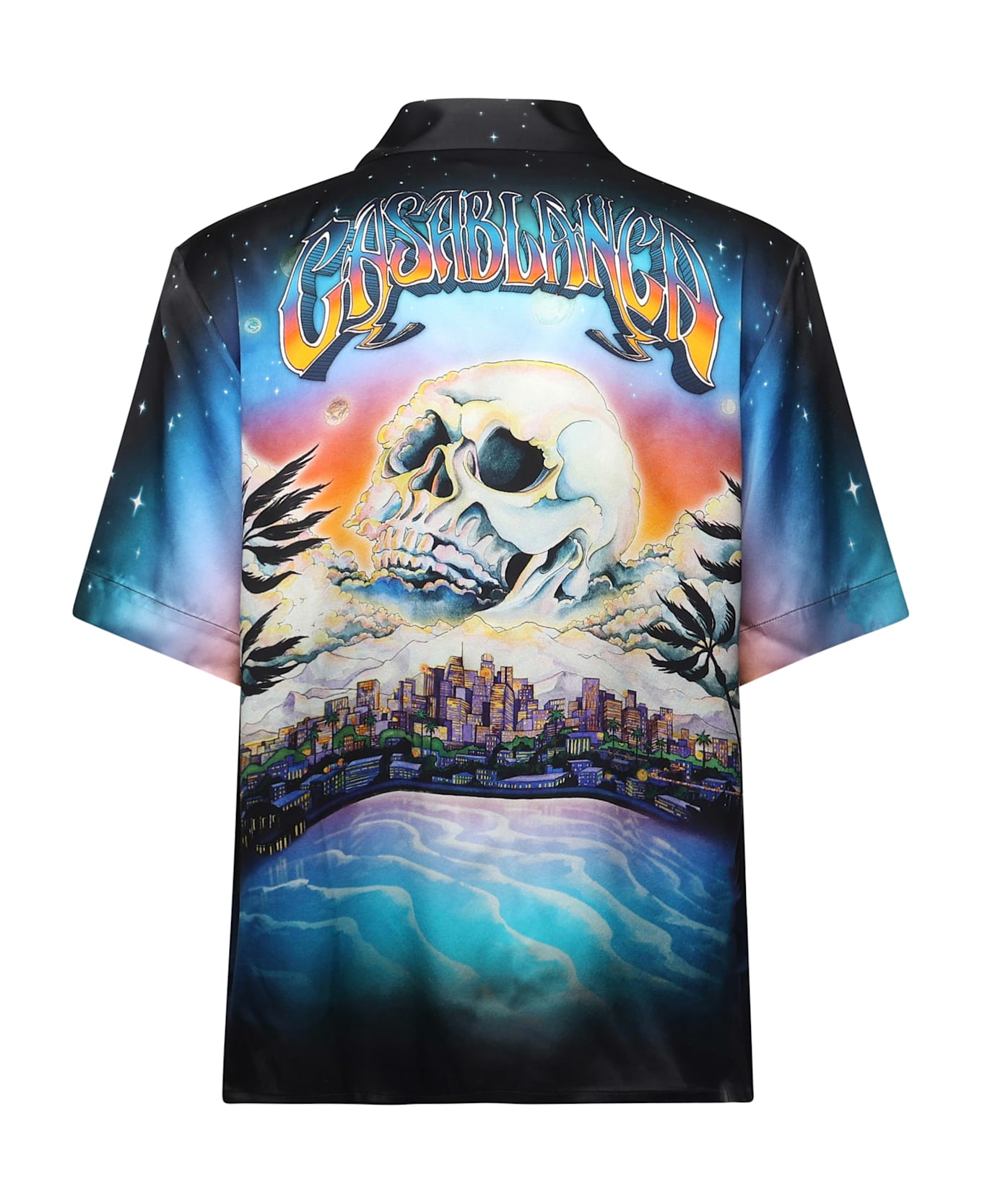 Casablanca "la Prémonition" Silk Shirt - Red