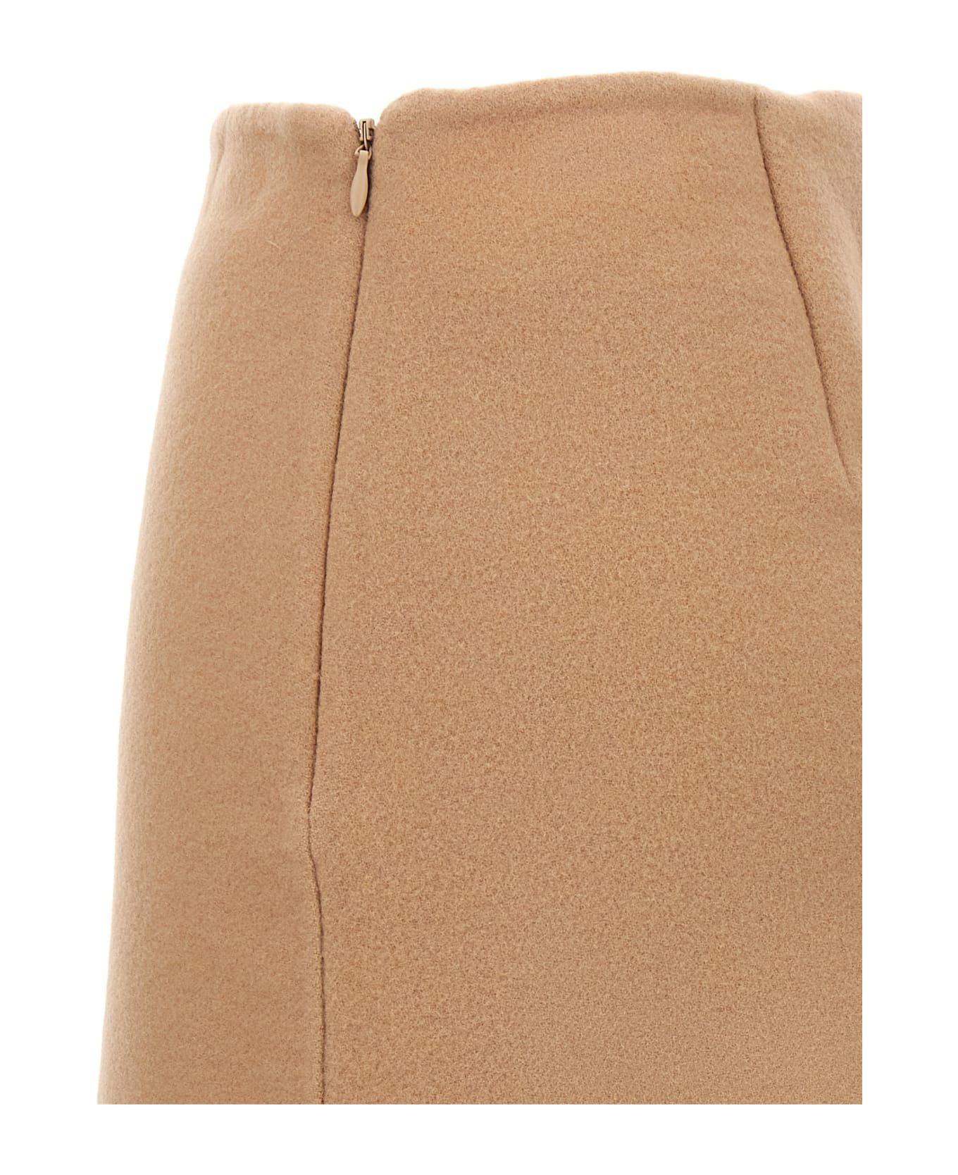 Ermanno Scervino Mini Wool Skirt - Beige スカート