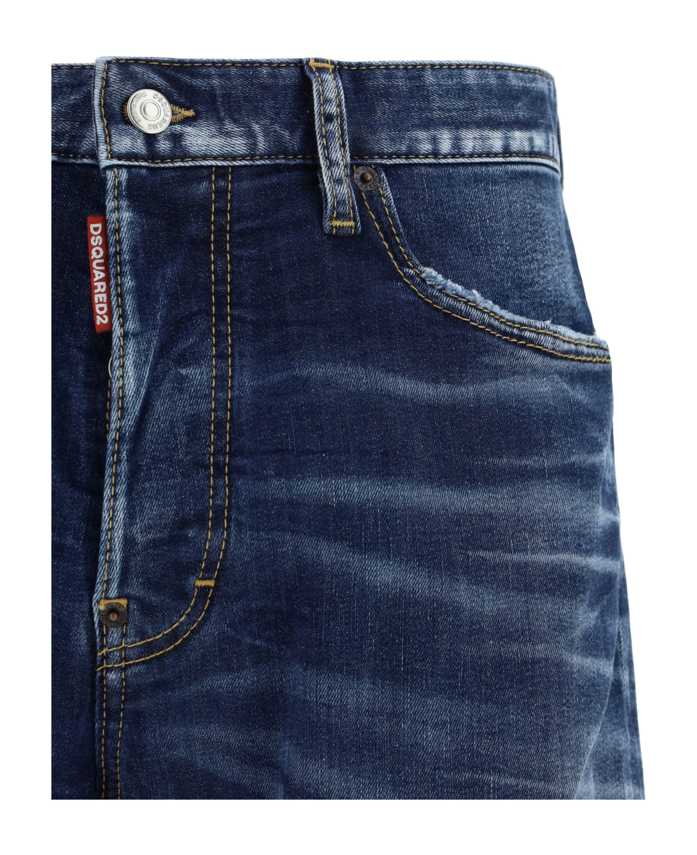 Dsquared2 Blue Stretch-cotton Jeans - 470