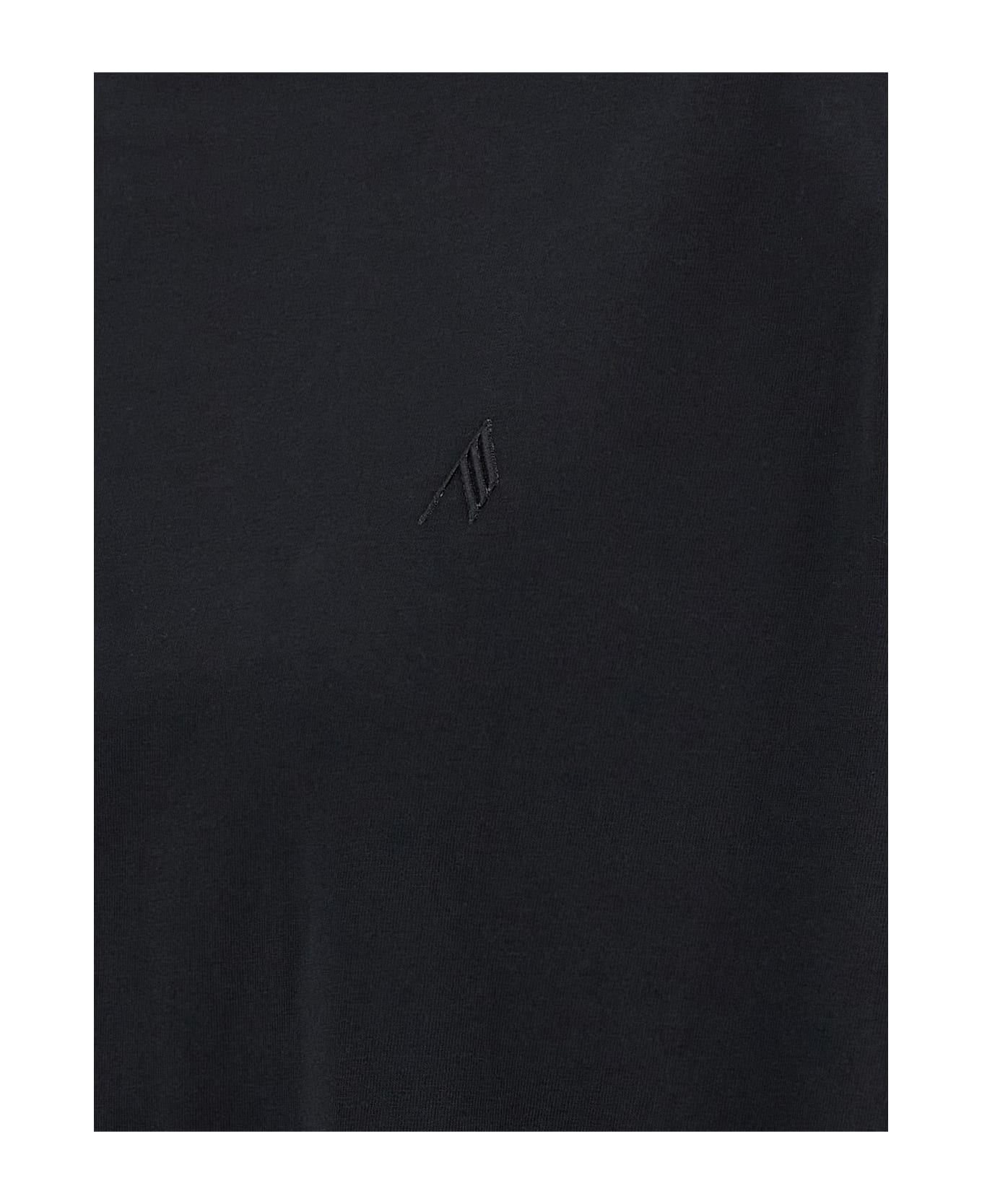 The Attico Maxi Shoulder Strap T-shirt - Black  