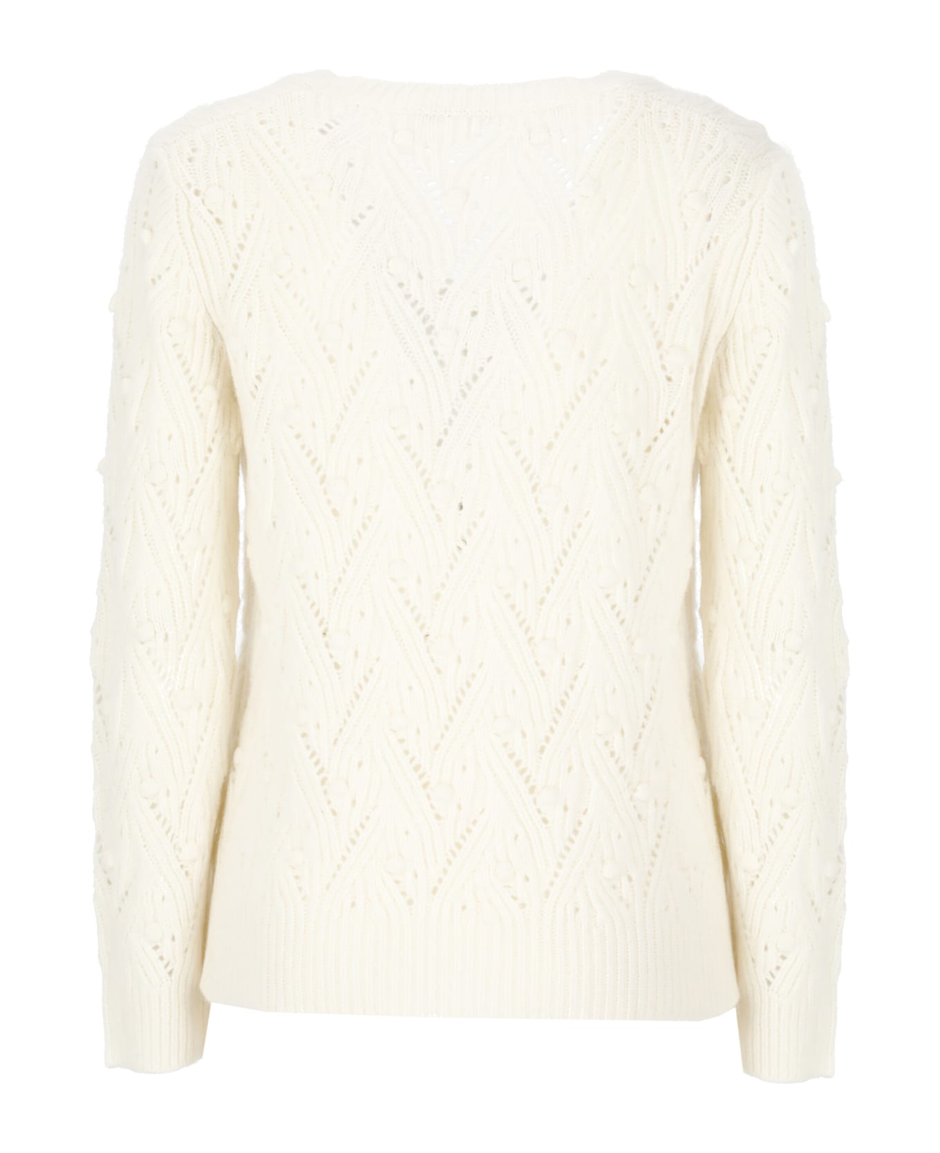 Kangra Wool Sweater - White