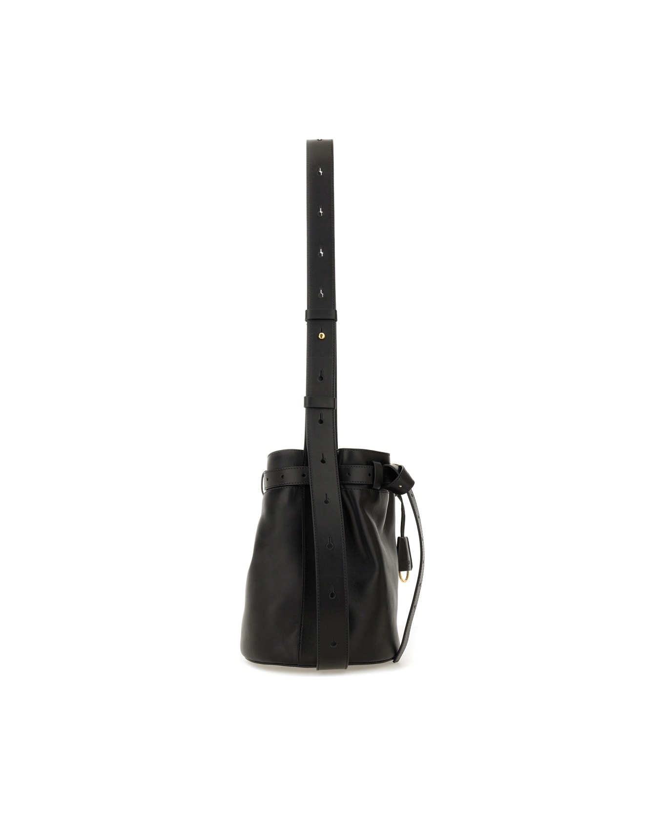 Moschino "tie Me" Bucket Bag - BLACK