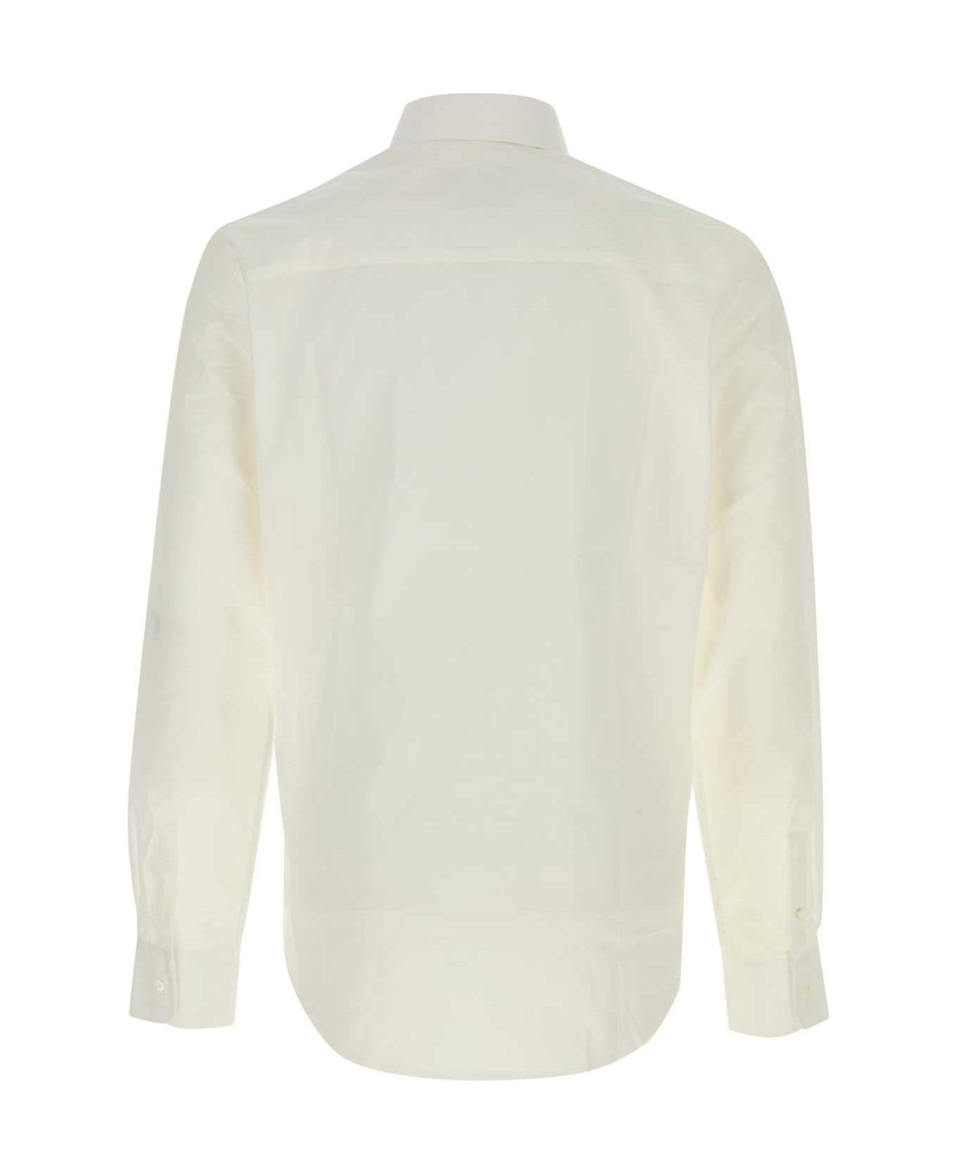 Ami Alexandre Mattiussi White Poplin Shirt - White