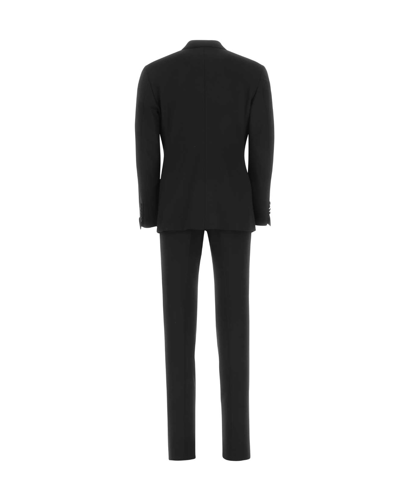 Tom Ford Black Stretch Wool Suit - 7