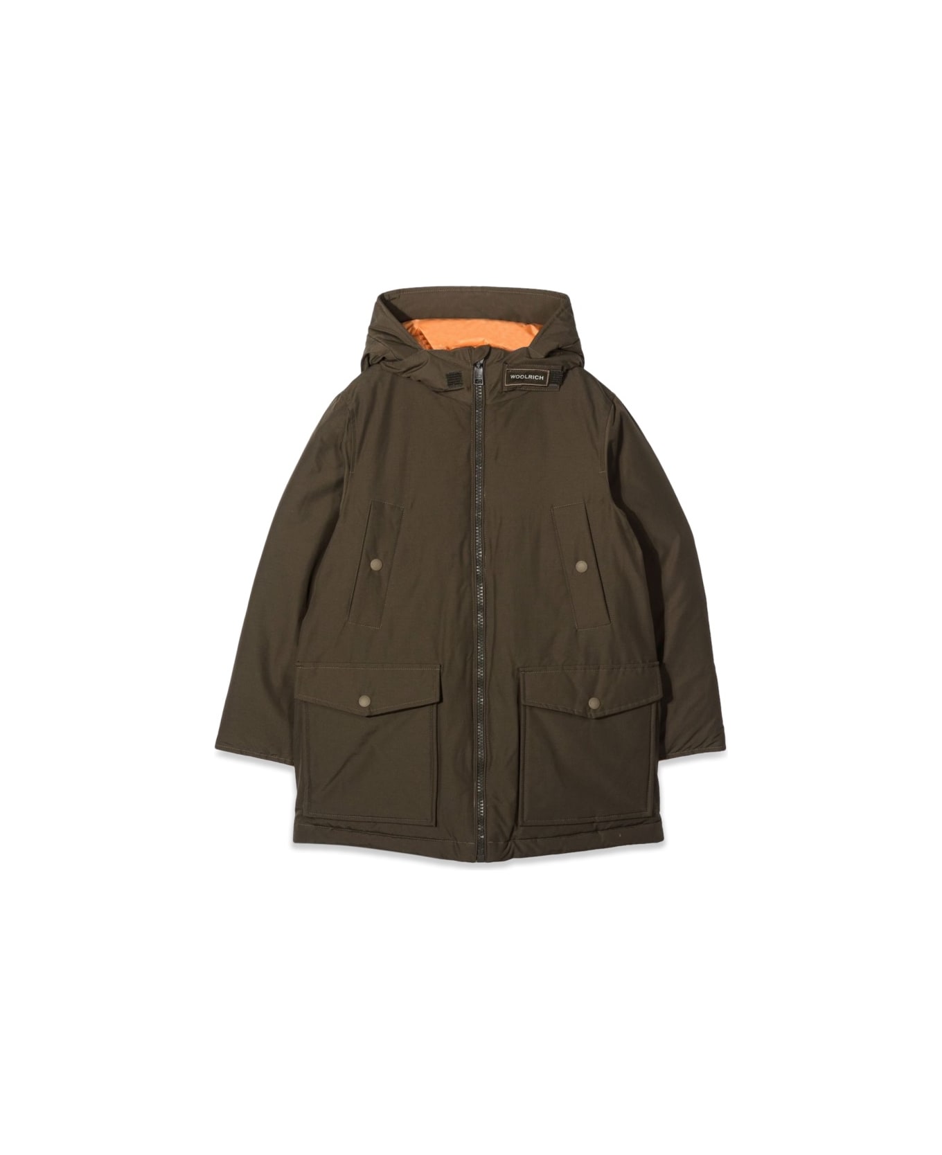 Woolrich Reversible Parka - GREEN