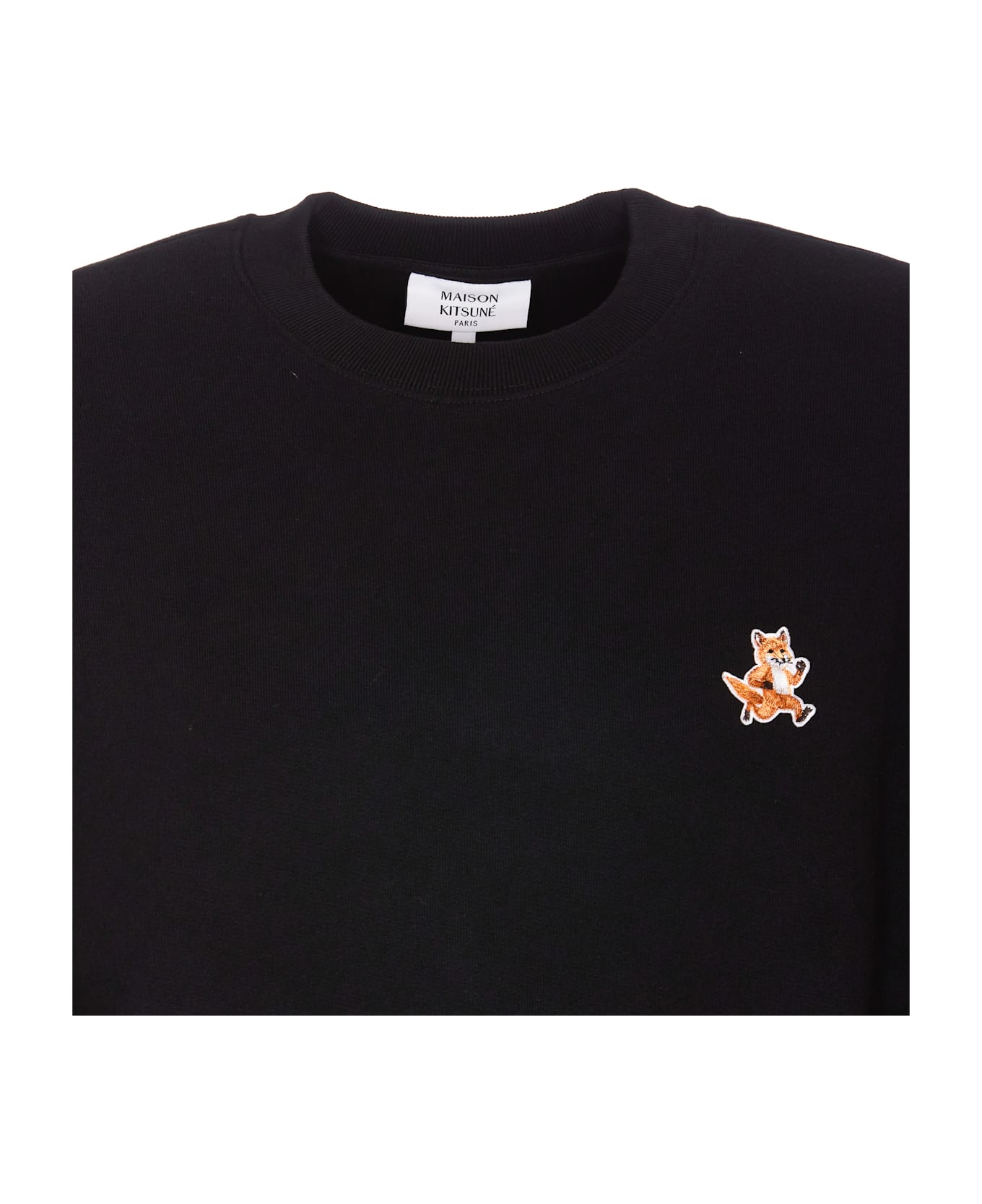 Maison Kitsuné Speedy Fox Patch Sweatshirt - Black