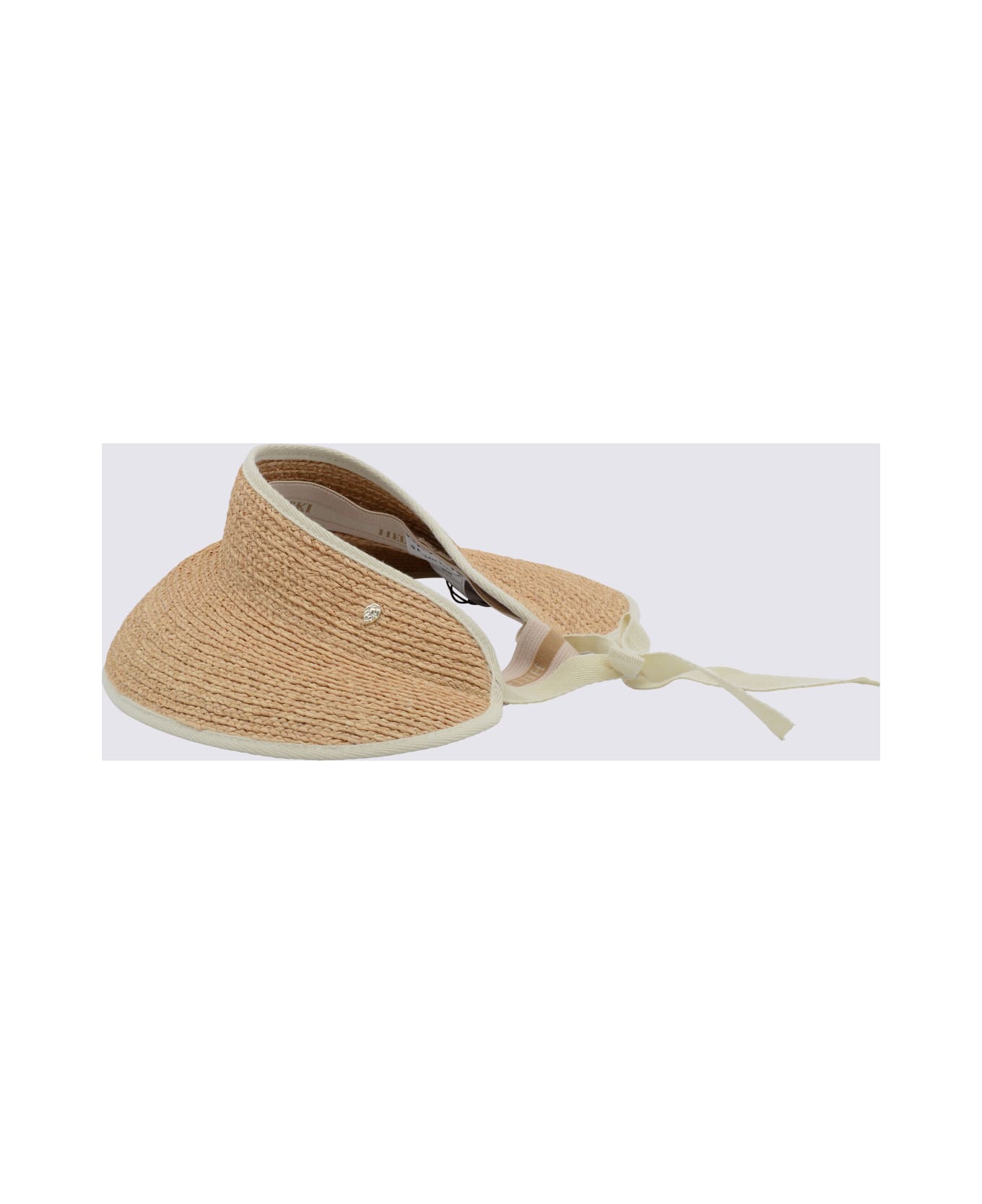 Helen Kaminski Natural And White Mita Hat