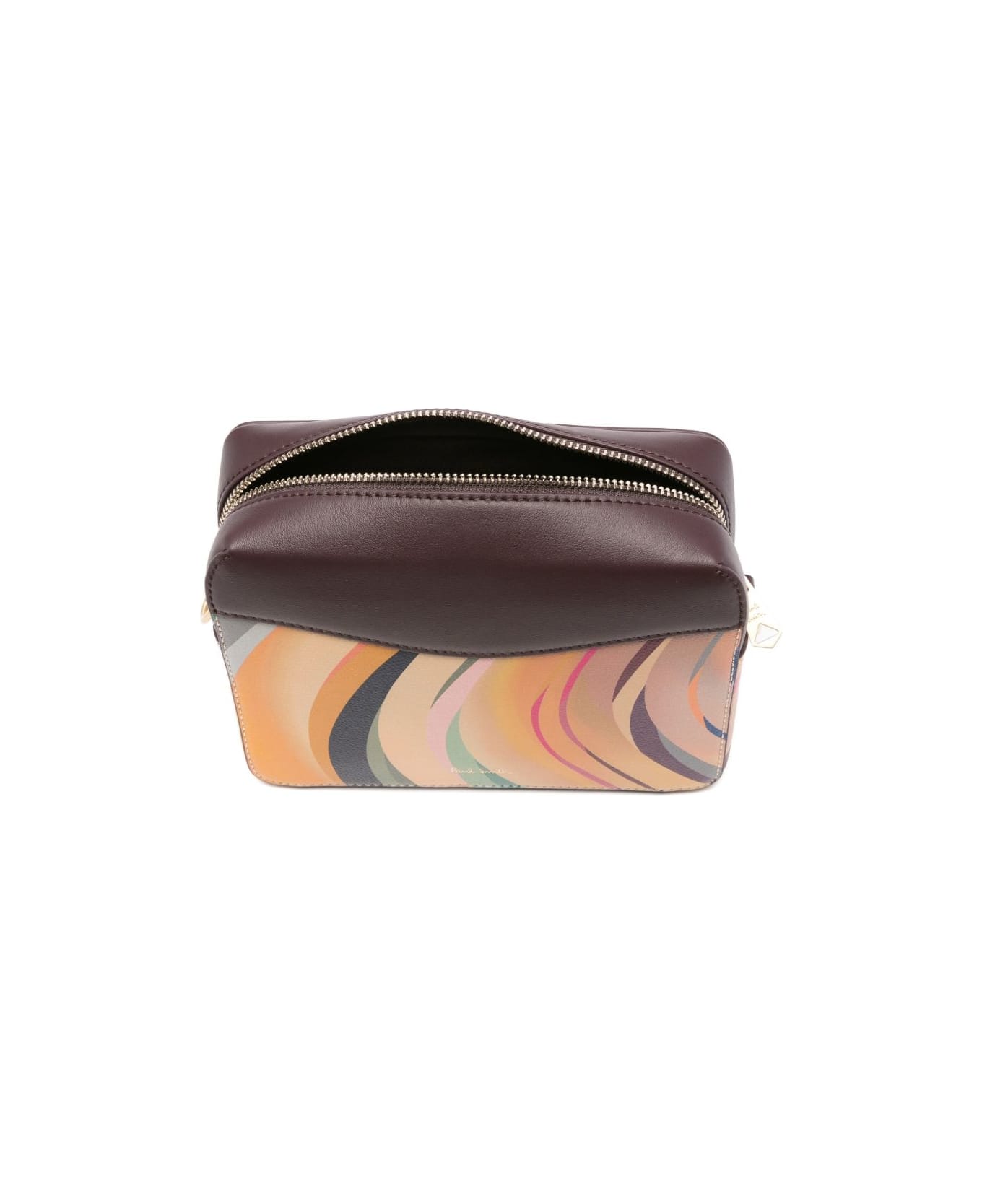 Paul Smith Swirl Leather Crossbody Bag - MultiColour