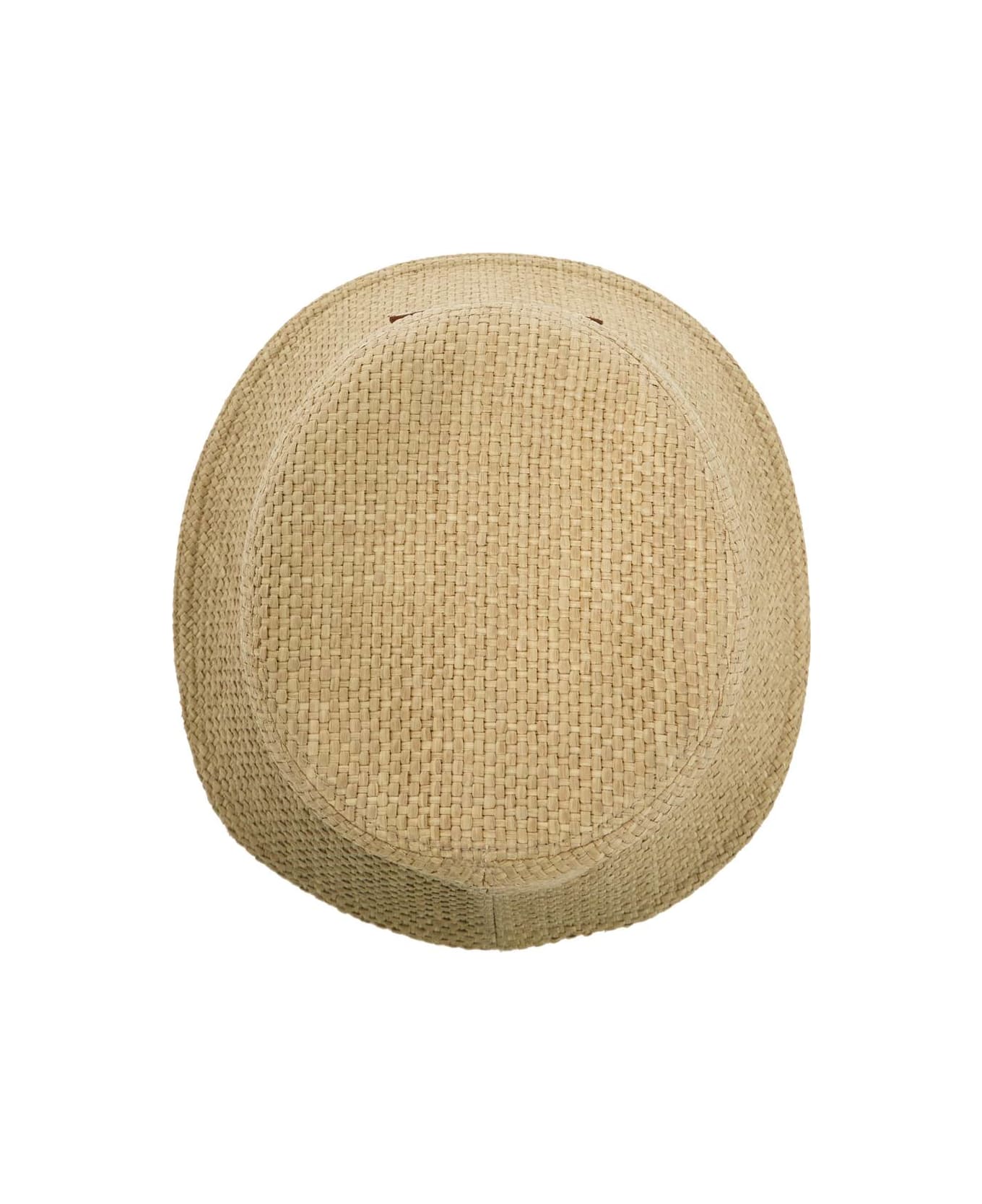 Versace Raffia Bucket Hat For - LINEN+TABACCO (Beige)