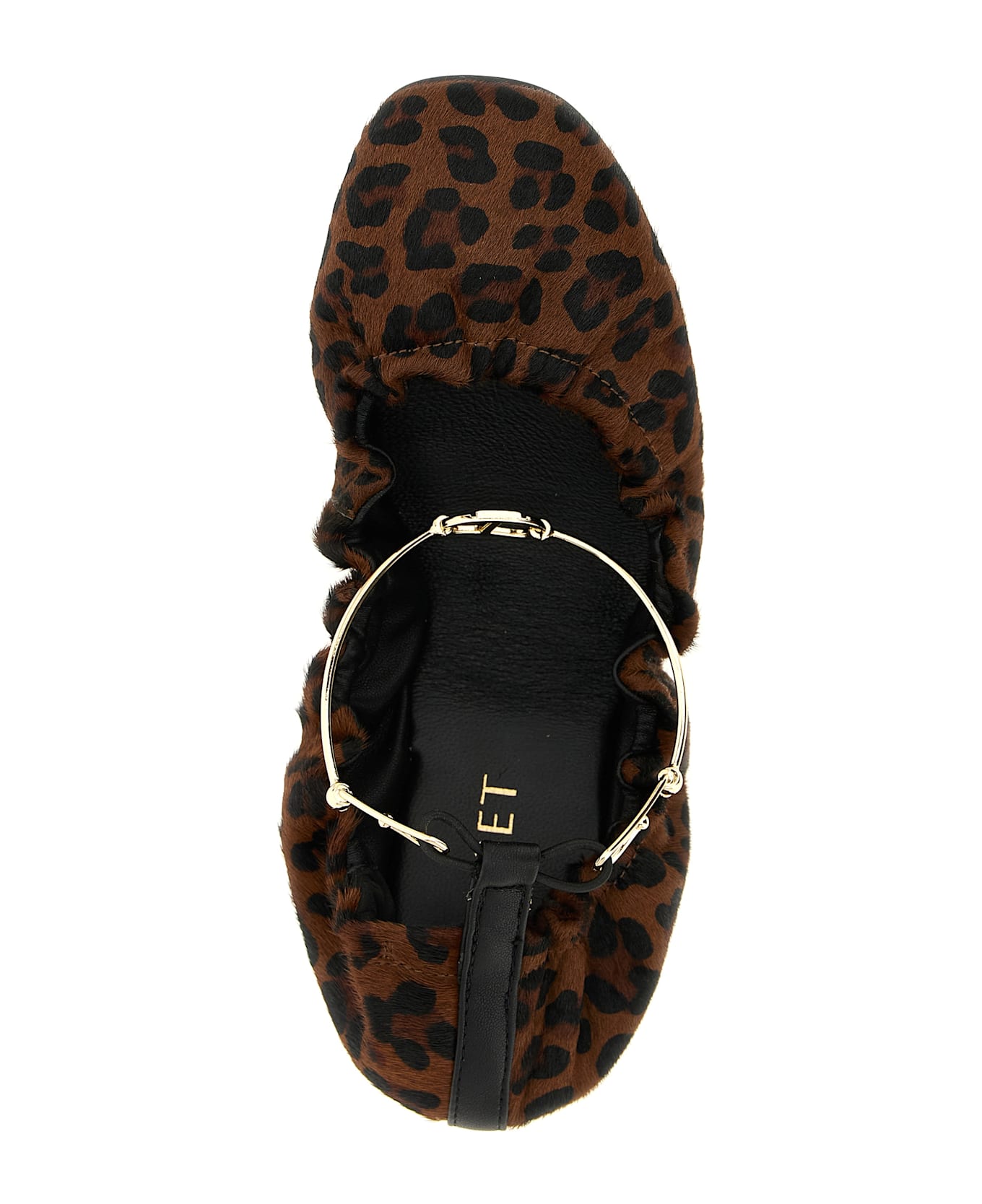 TwinSet Animal Print Ballet Flats - Brown