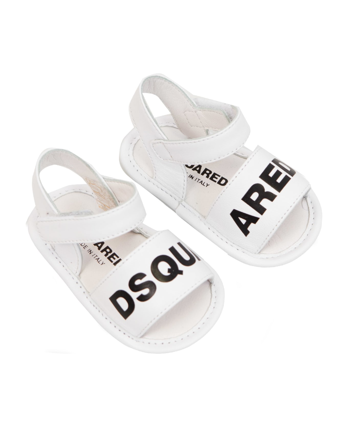 Dsquared2 Leather Sandals - White