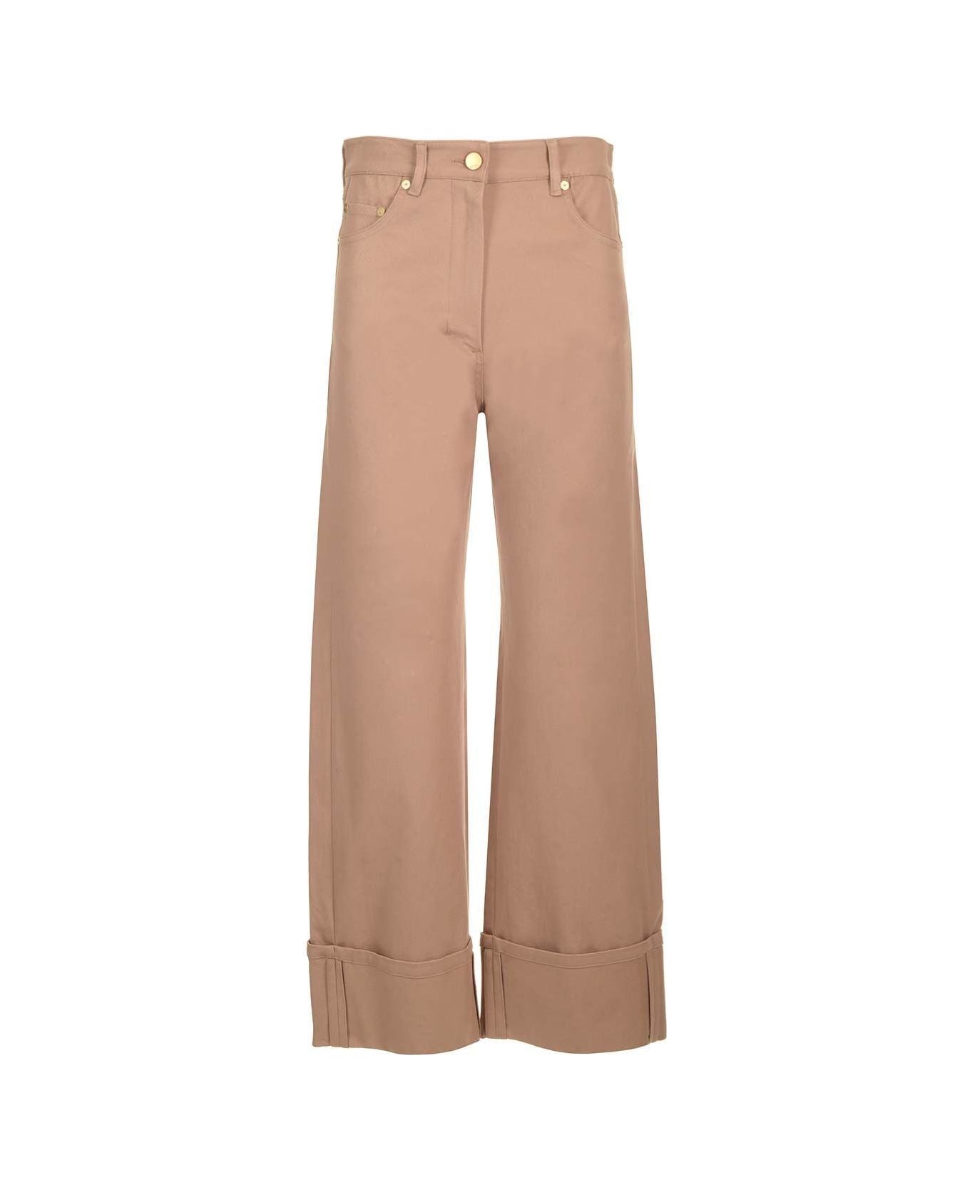 
S Max Mara Logo Patch Straight Leg Trousers