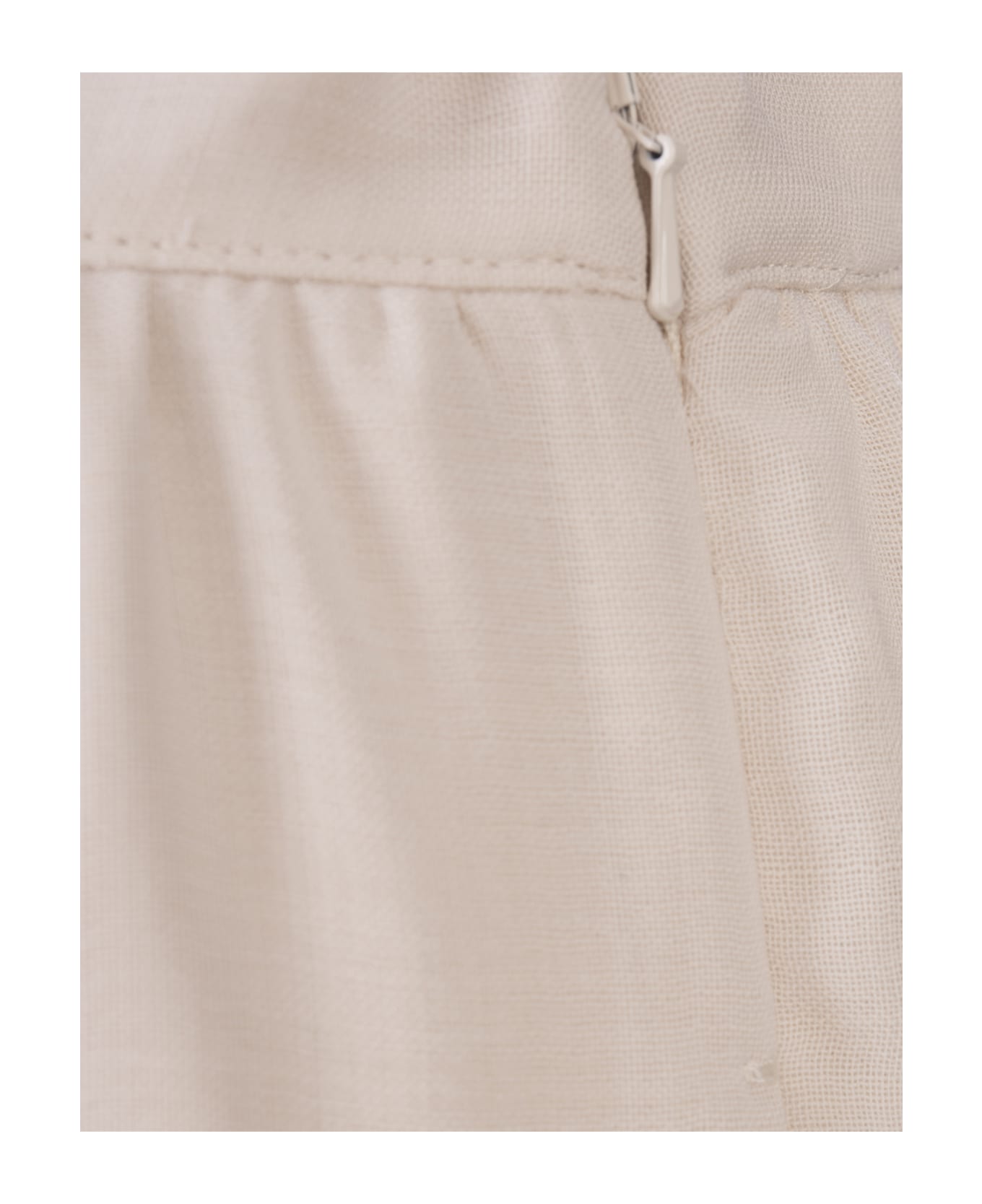 Max Mara Ivory White Cafila Long Skirt - White