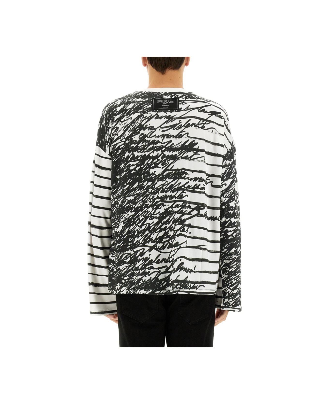Balmain "love Letter" T-shirt - MULTICOLOUR