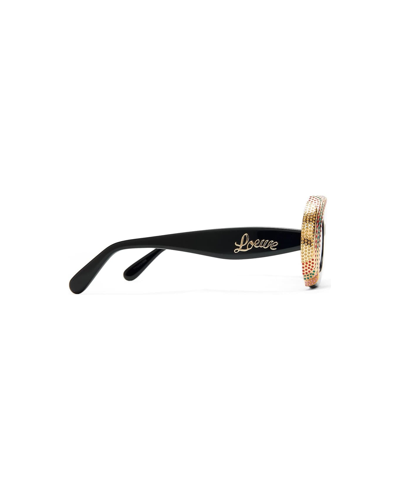 Loewe Lw4142is Ovali Pavé - Black Sunglasses - Black