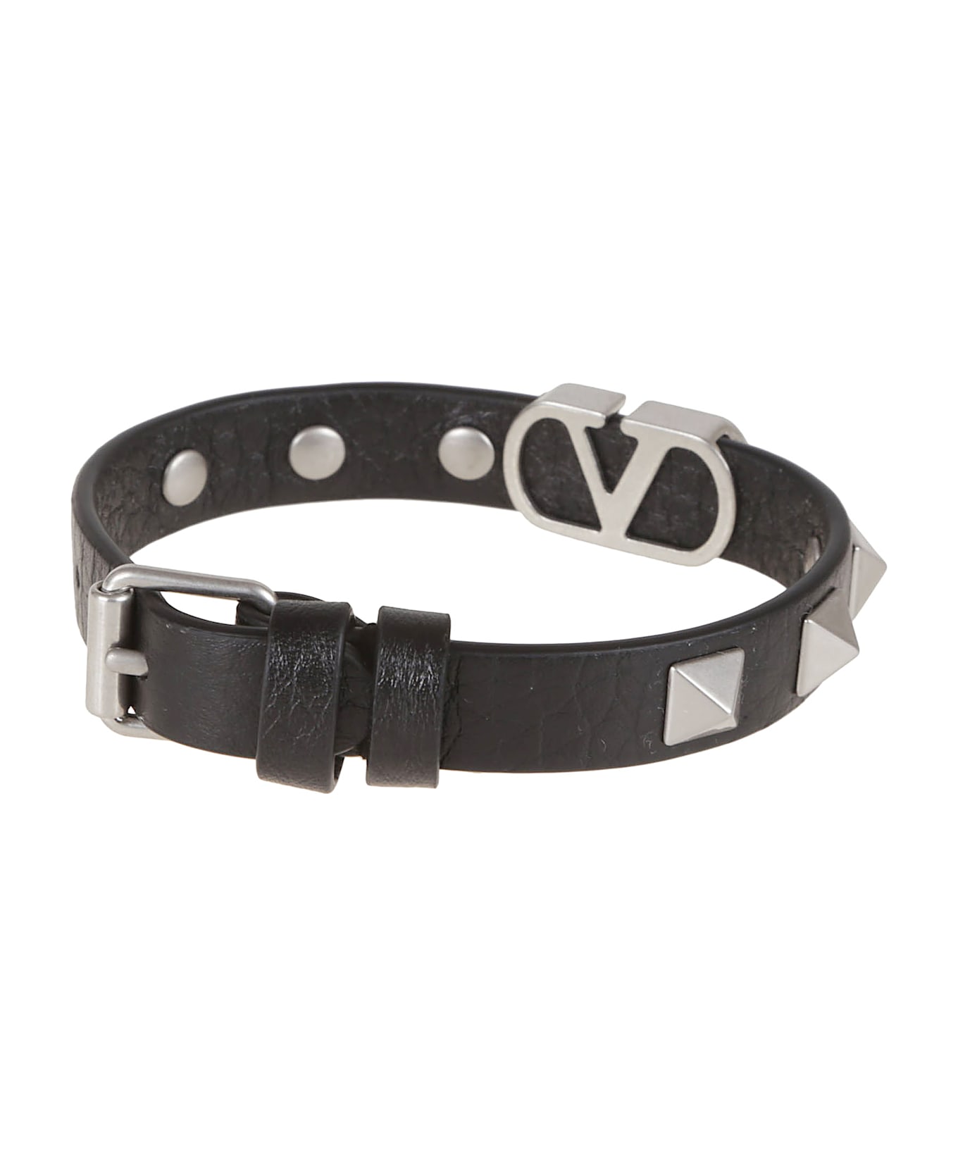 Valentino Garavani Leather Bracelet - No Nero