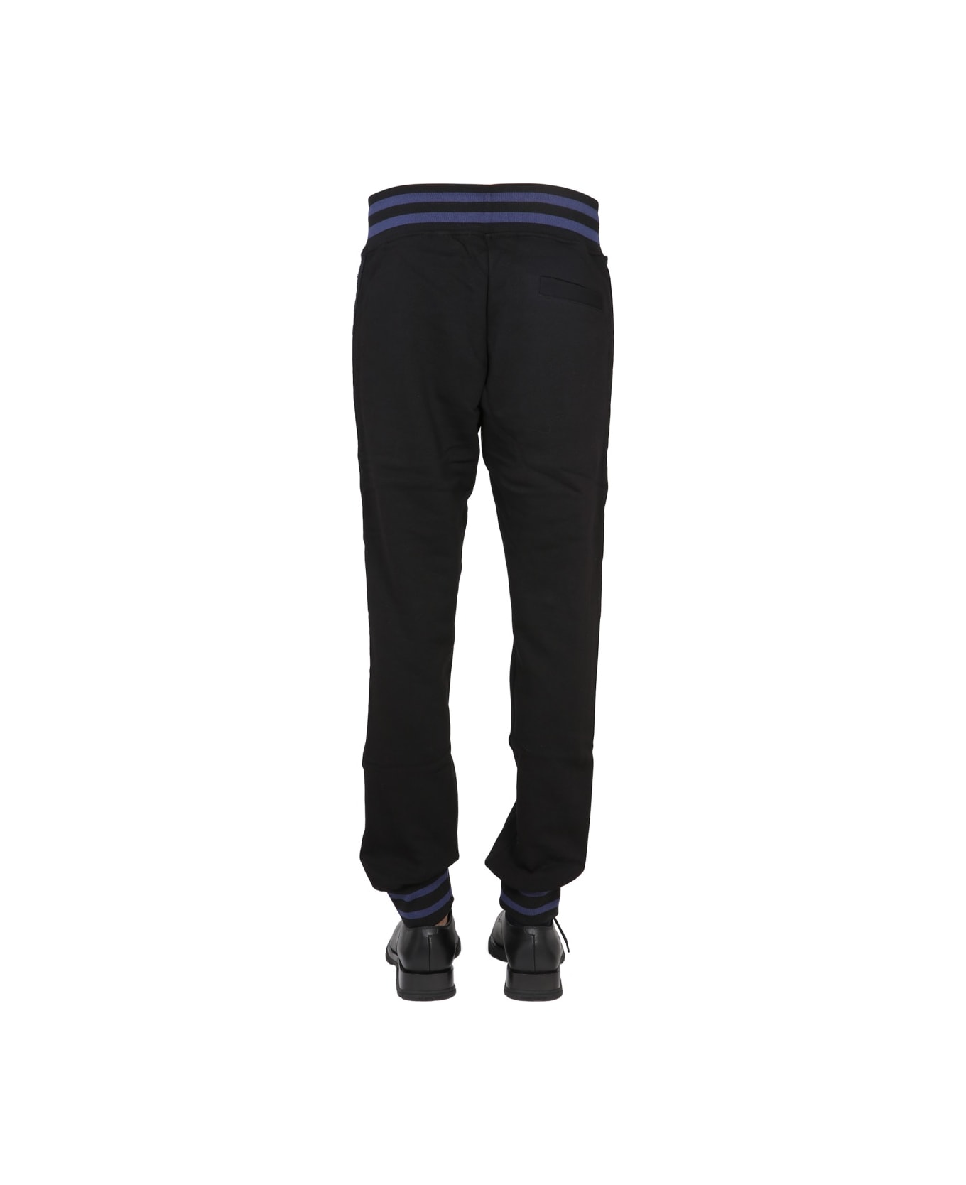 Versace Jeans Couture Jogging Pants With Elastic - BLACK
