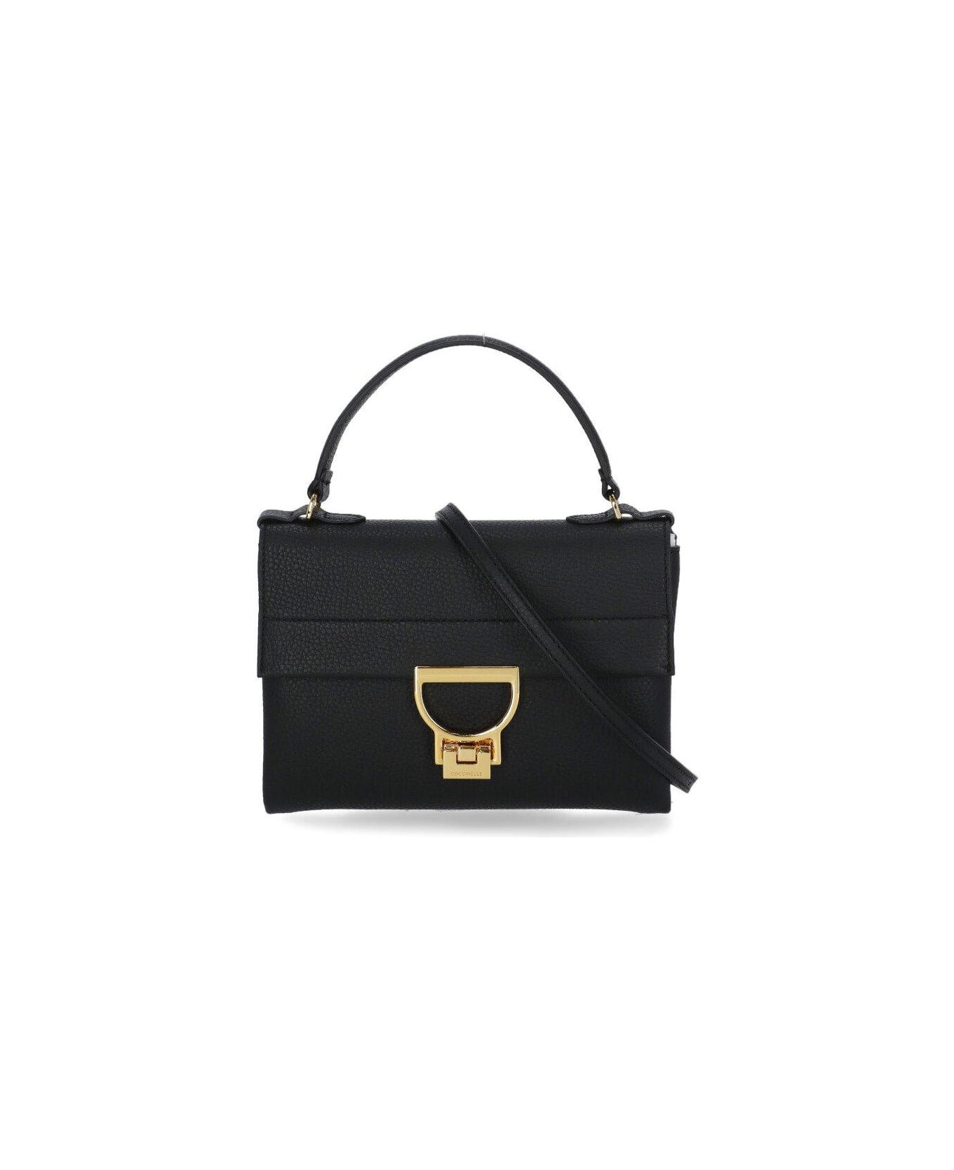 Coccinelle Mini Arlettis Top Handle Bag - Black