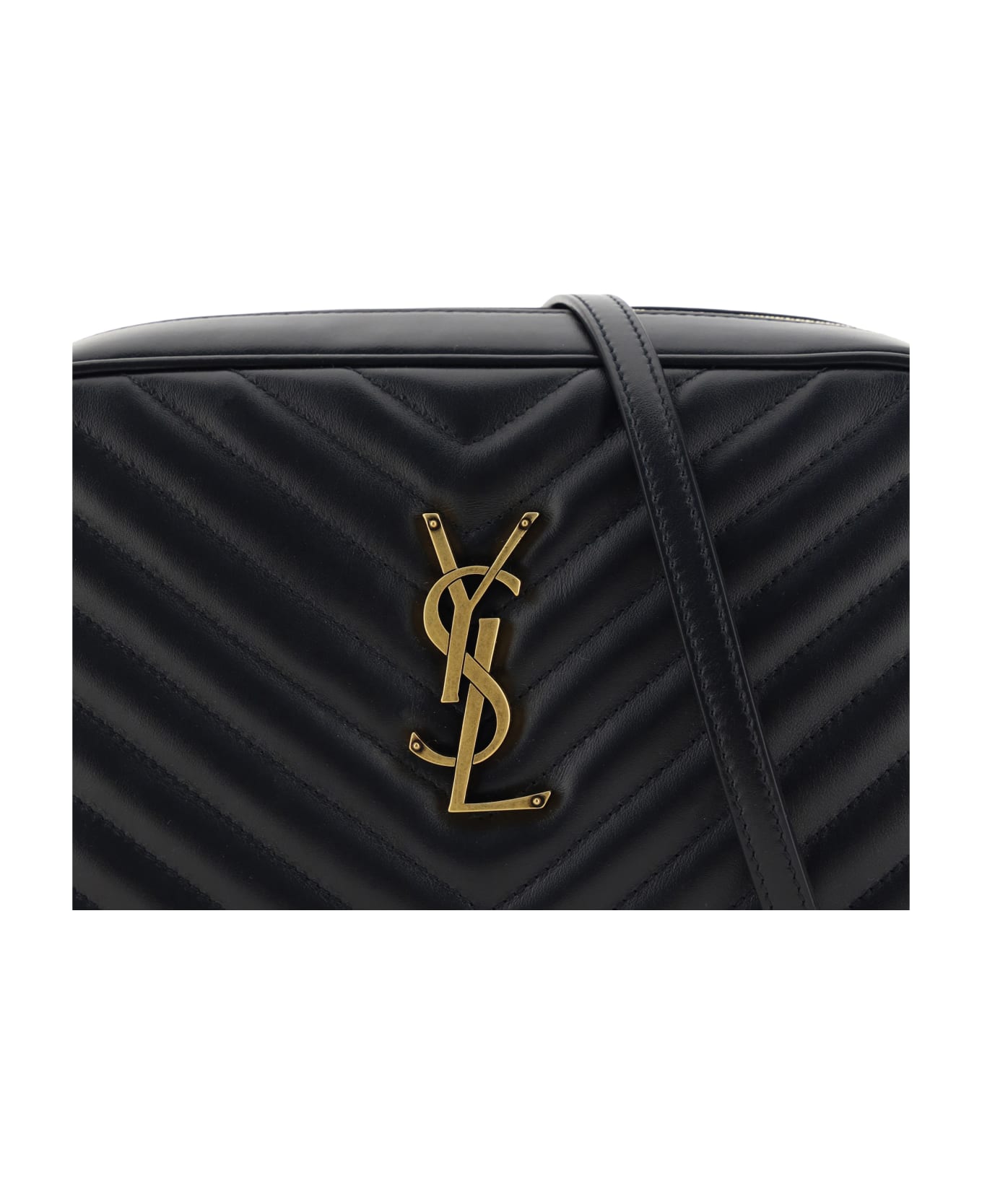 Saint Laurent Loulou Shoulder Bag - BLACK