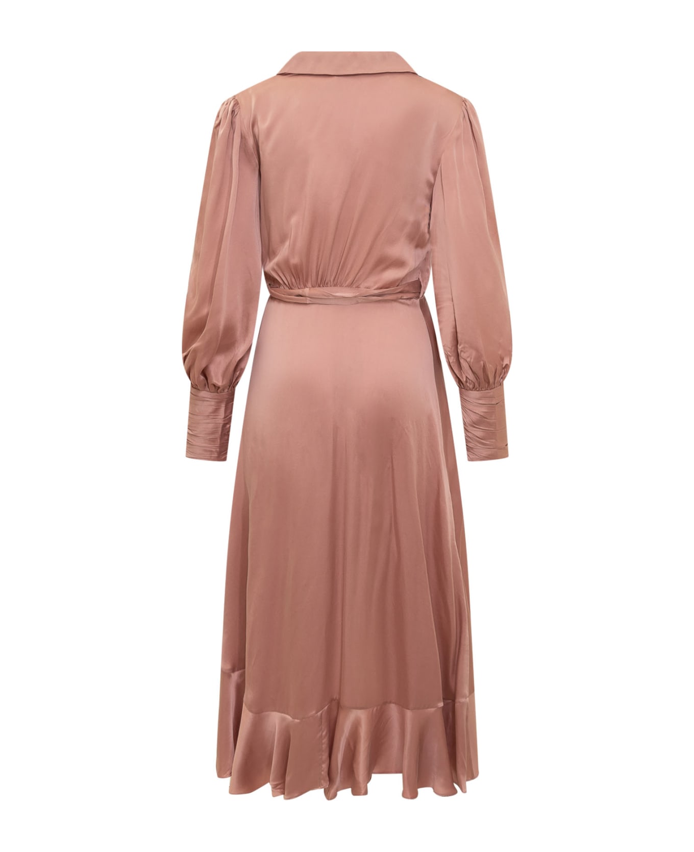 Zimmermann Wrap Dress - Pink