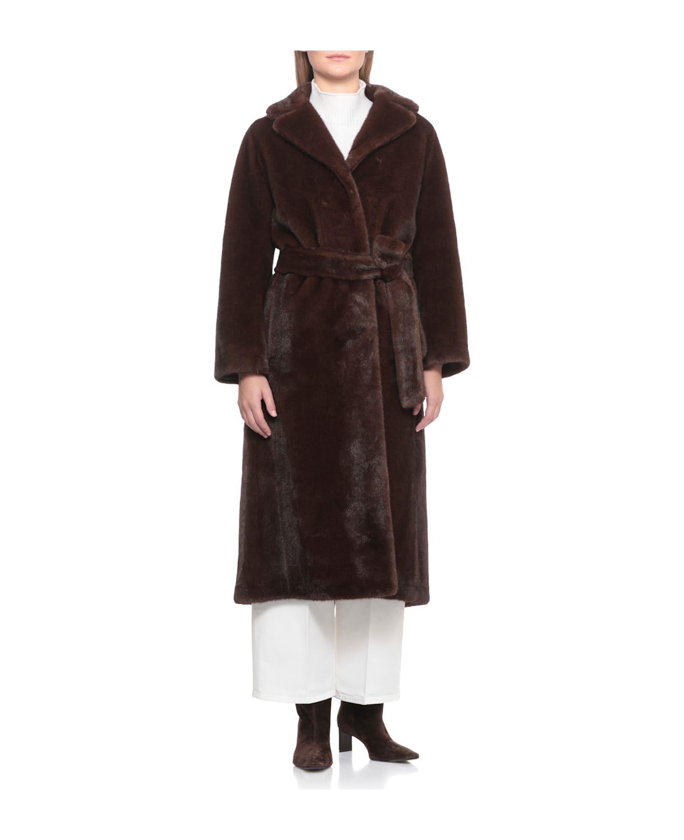 Valentini 1972 Synth Fur Coat - Brown