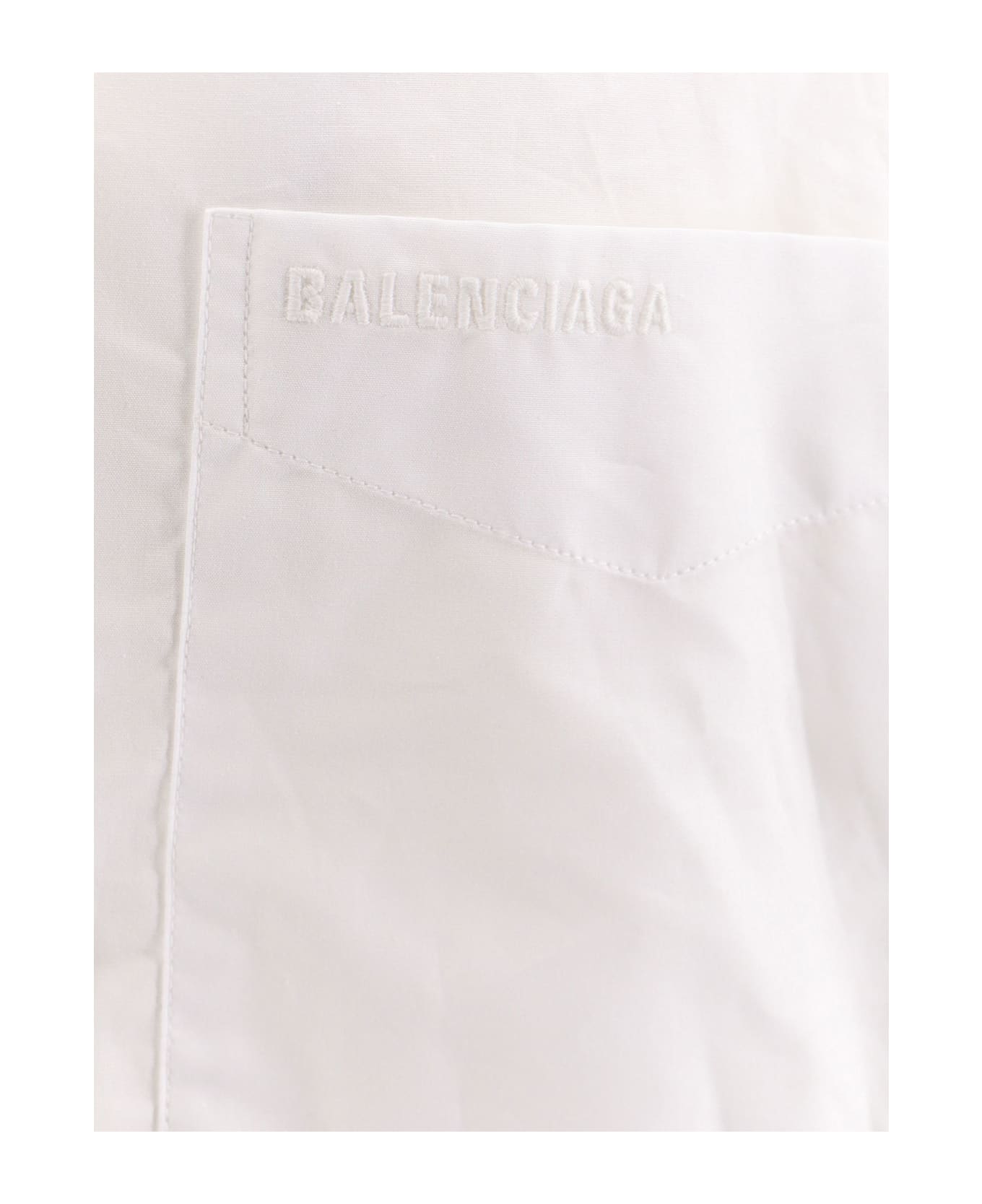 Balenciaga Wrap Shirt - White