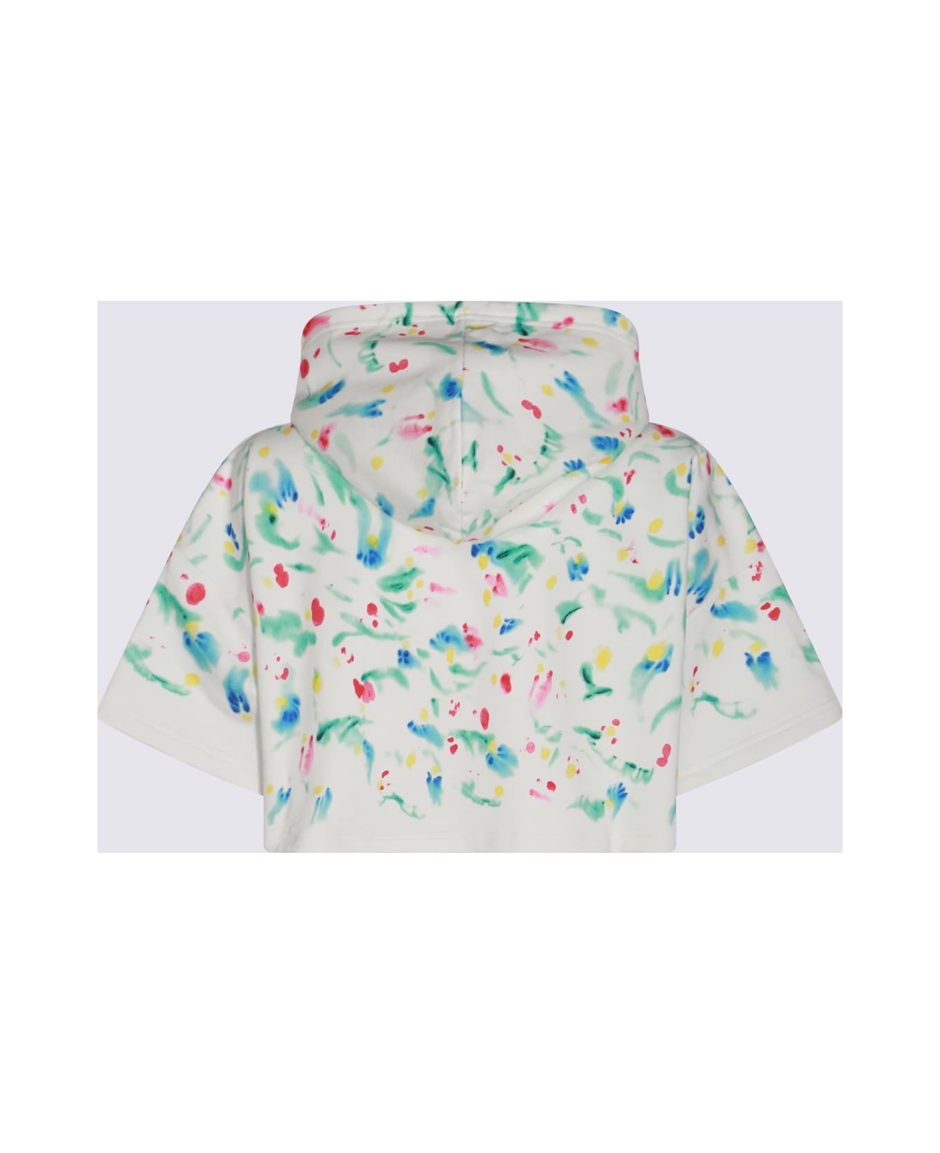 Marni Multicolor Cotton Sweatshirt - NATURAL WHITE