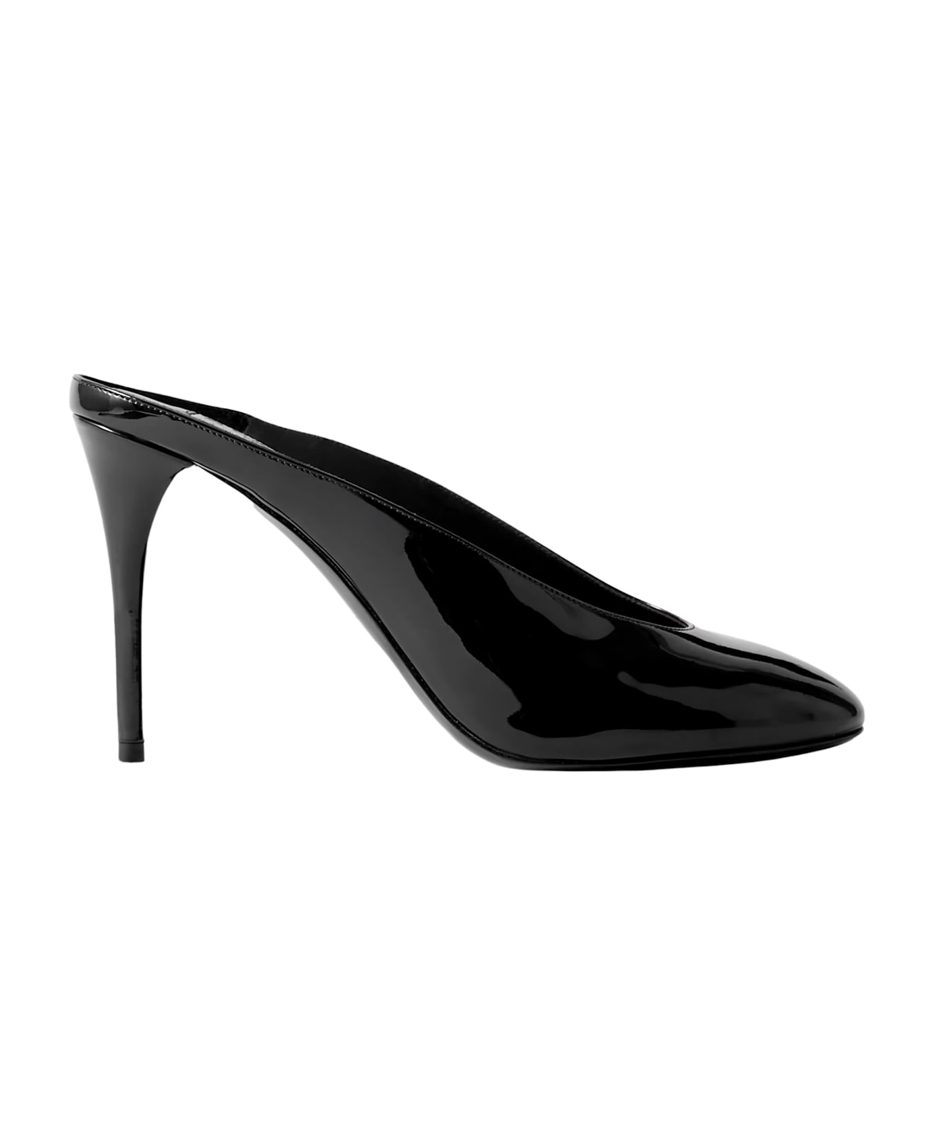 Alaia Mule Patent - Black