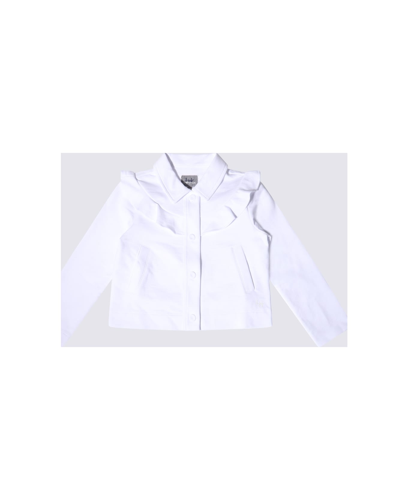 Il Gufo White Cotton Down Jacket - White