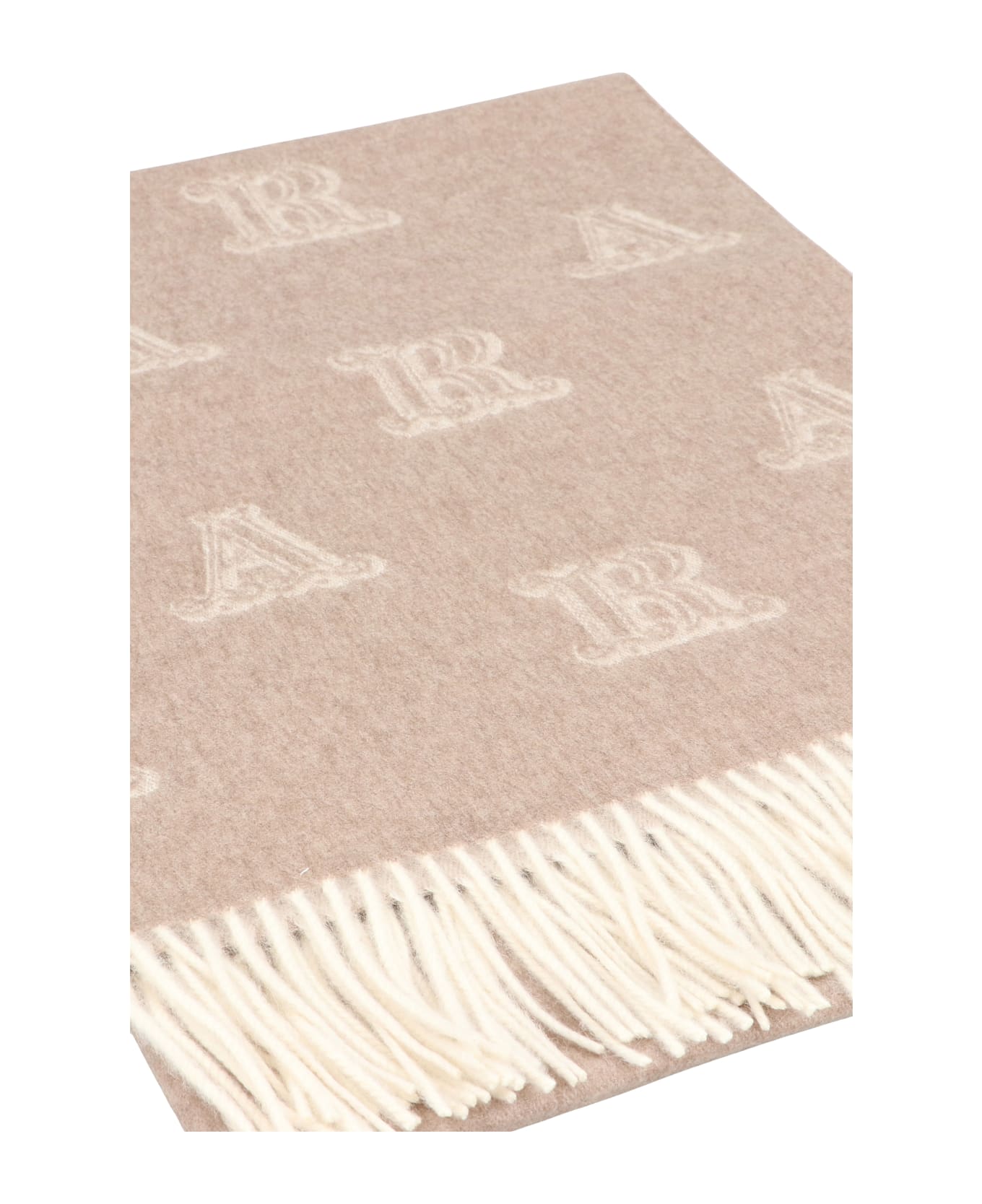 Max Mara Cashmere Jacquard Stola - Beige