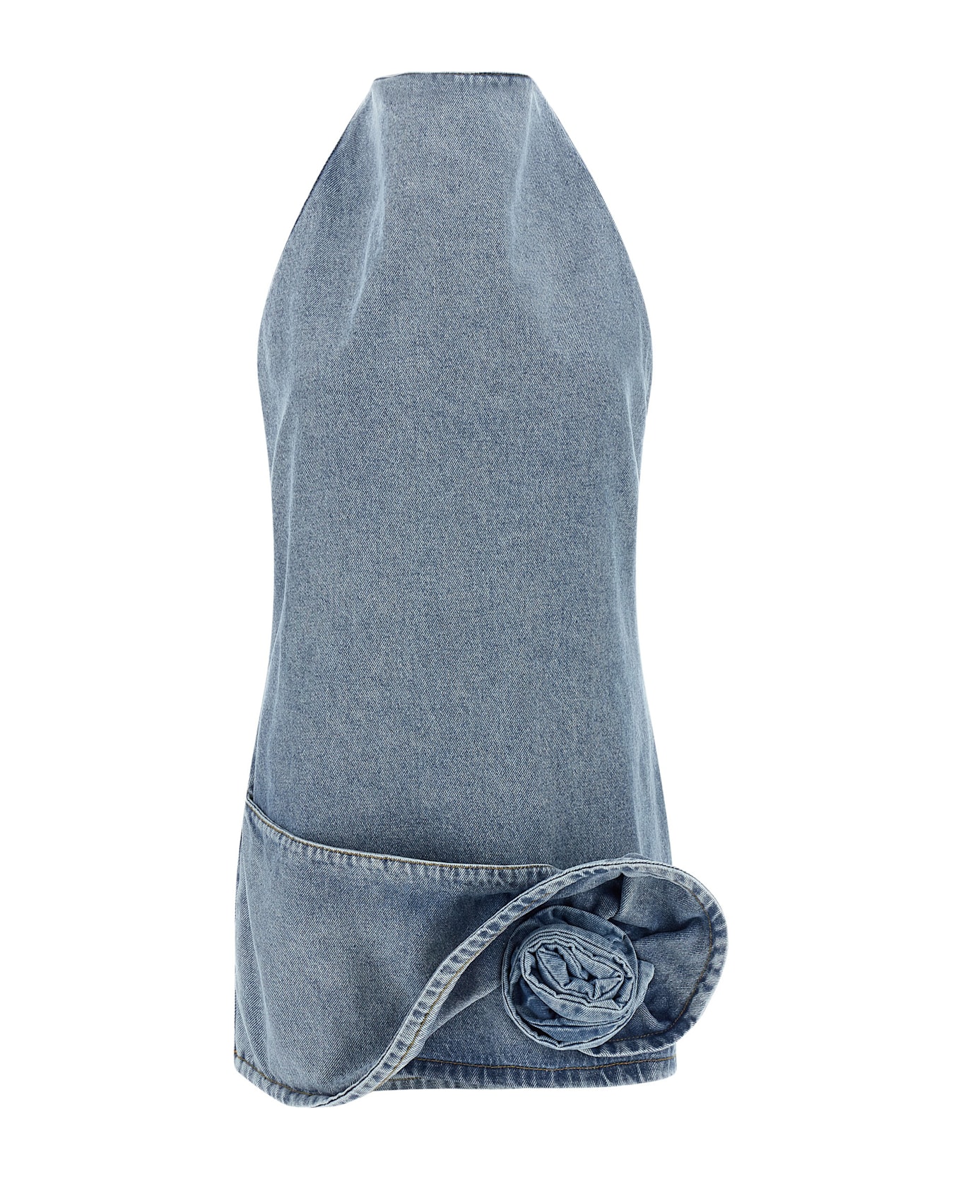 Magda Butrym 'denim 10 Dress' Dress - Light Blue