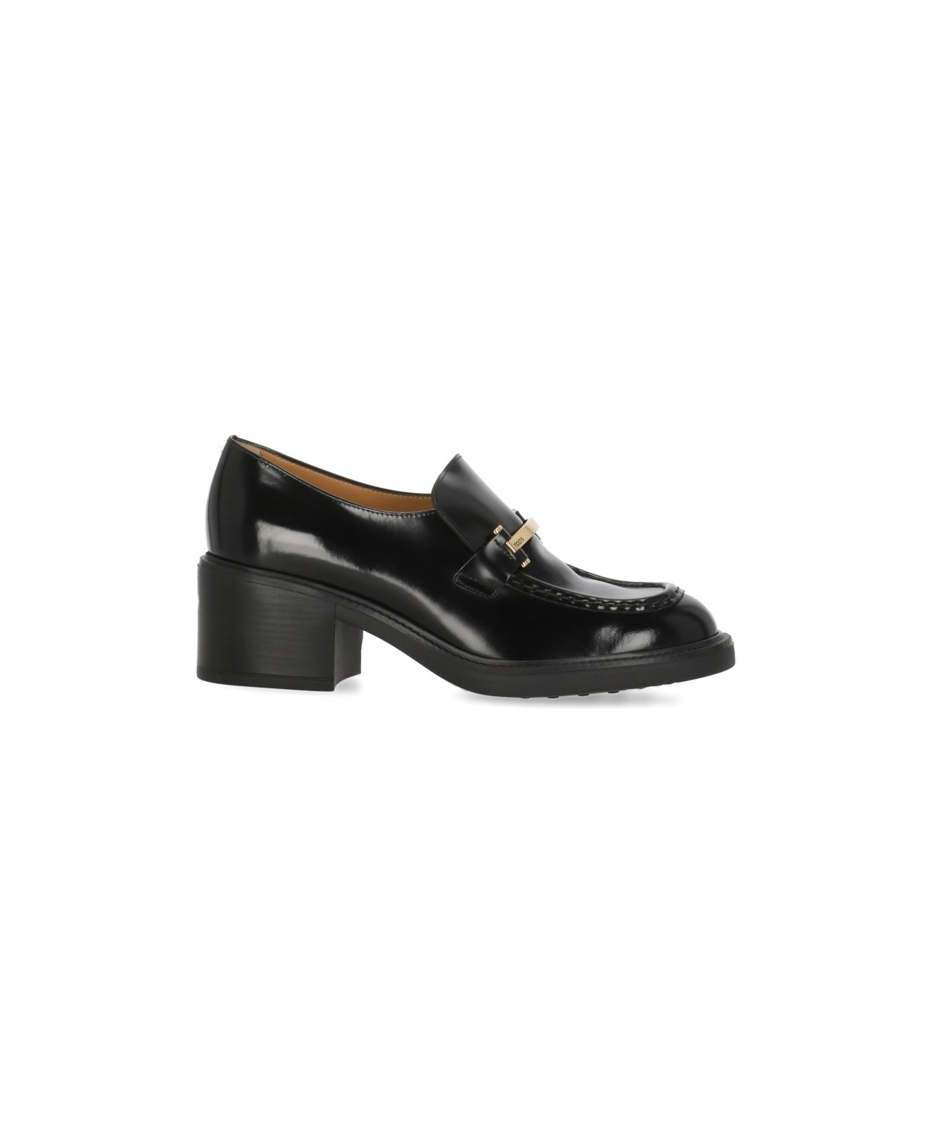 Tod's Leather Loafers - Black