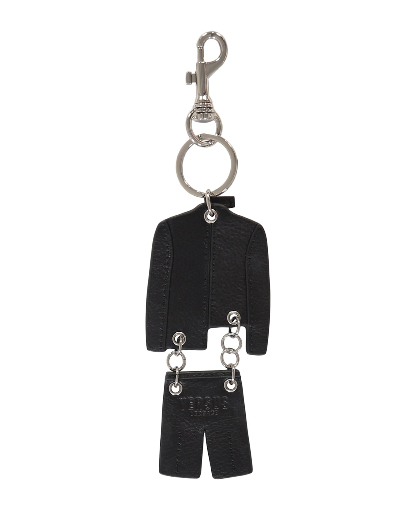 Versus Versace Leather Keyring - black