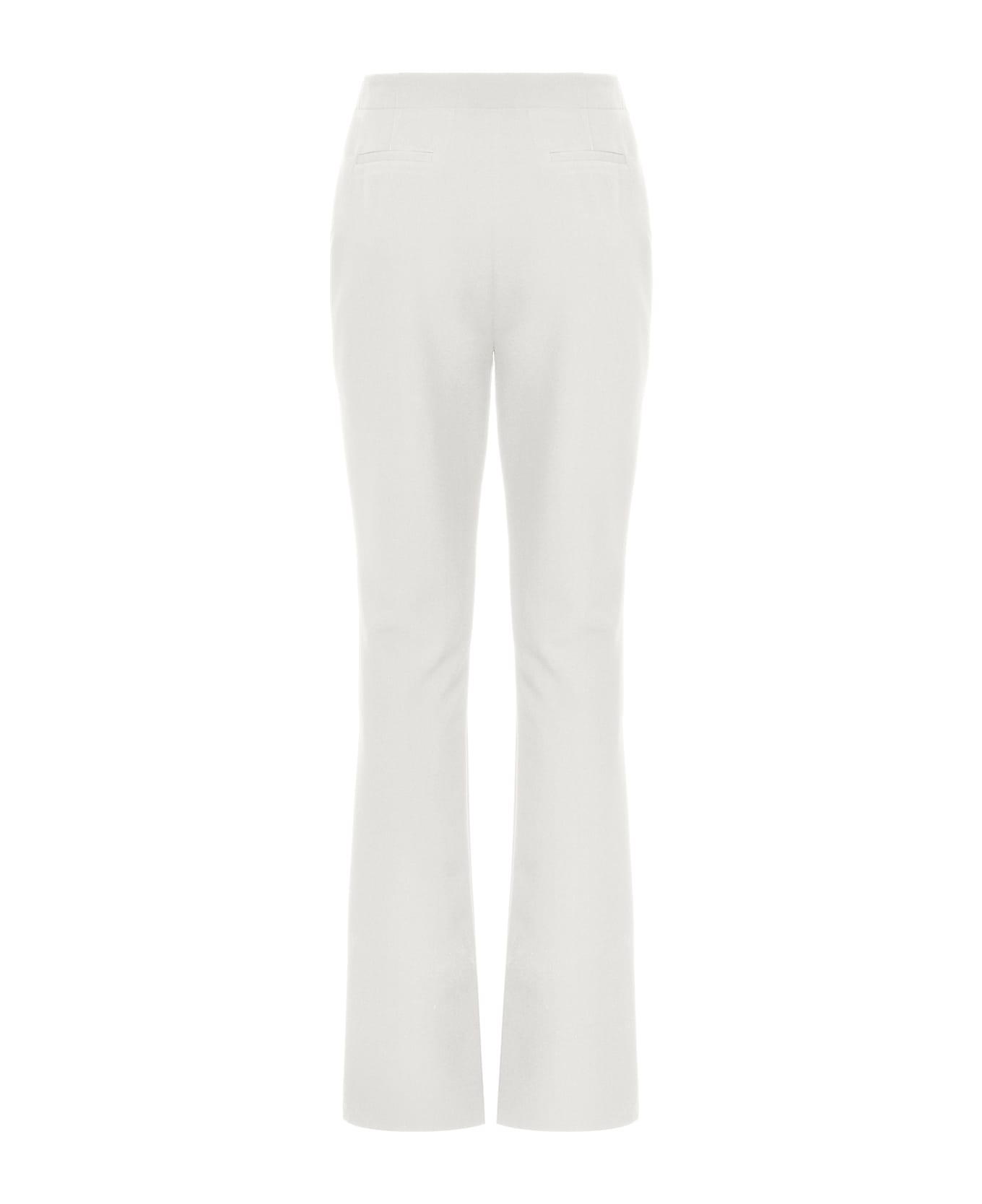 Just Cavalli White Casual Trousers - White