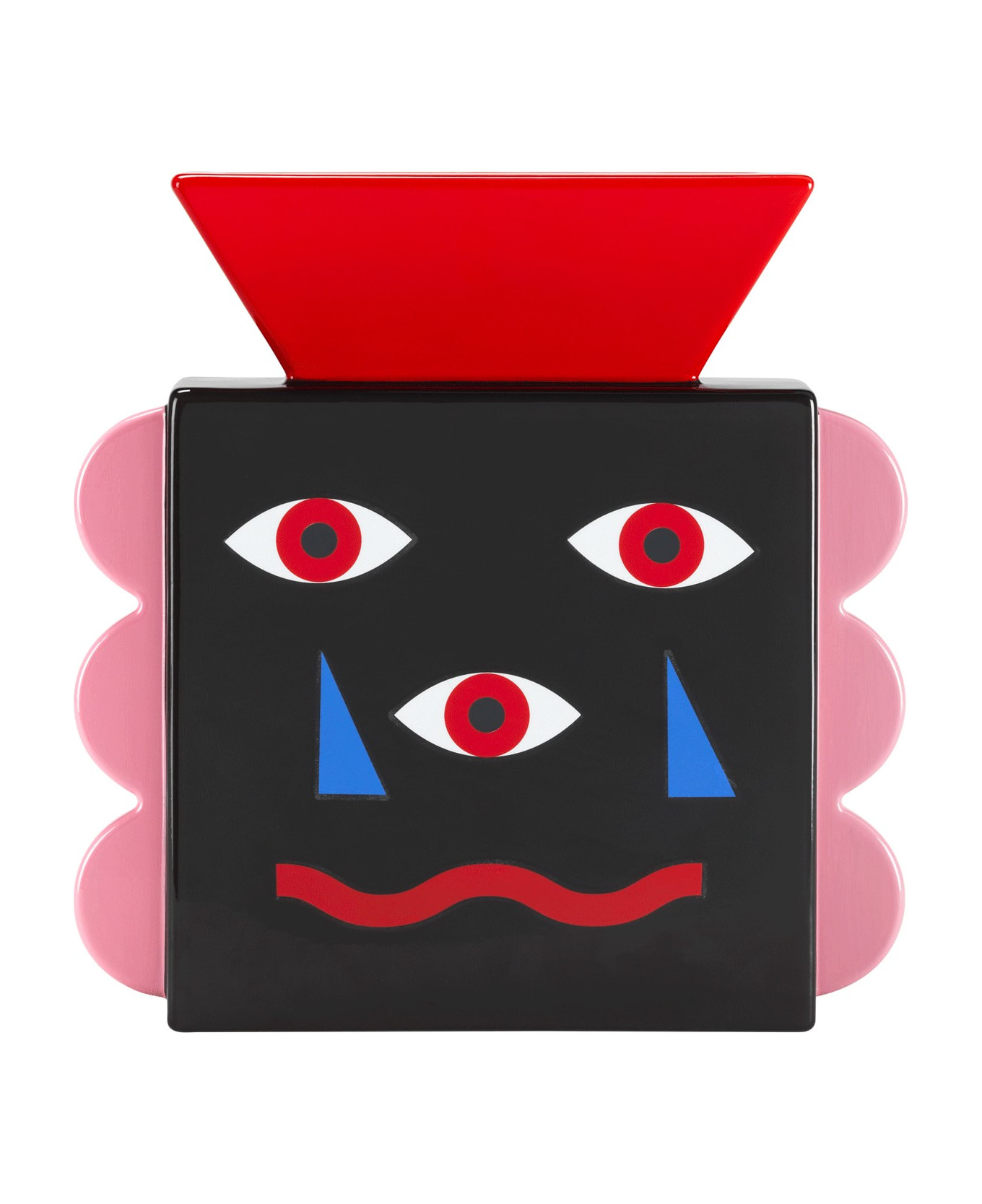Qeeboo Vase Oggian Beautiful Face - Multicolor