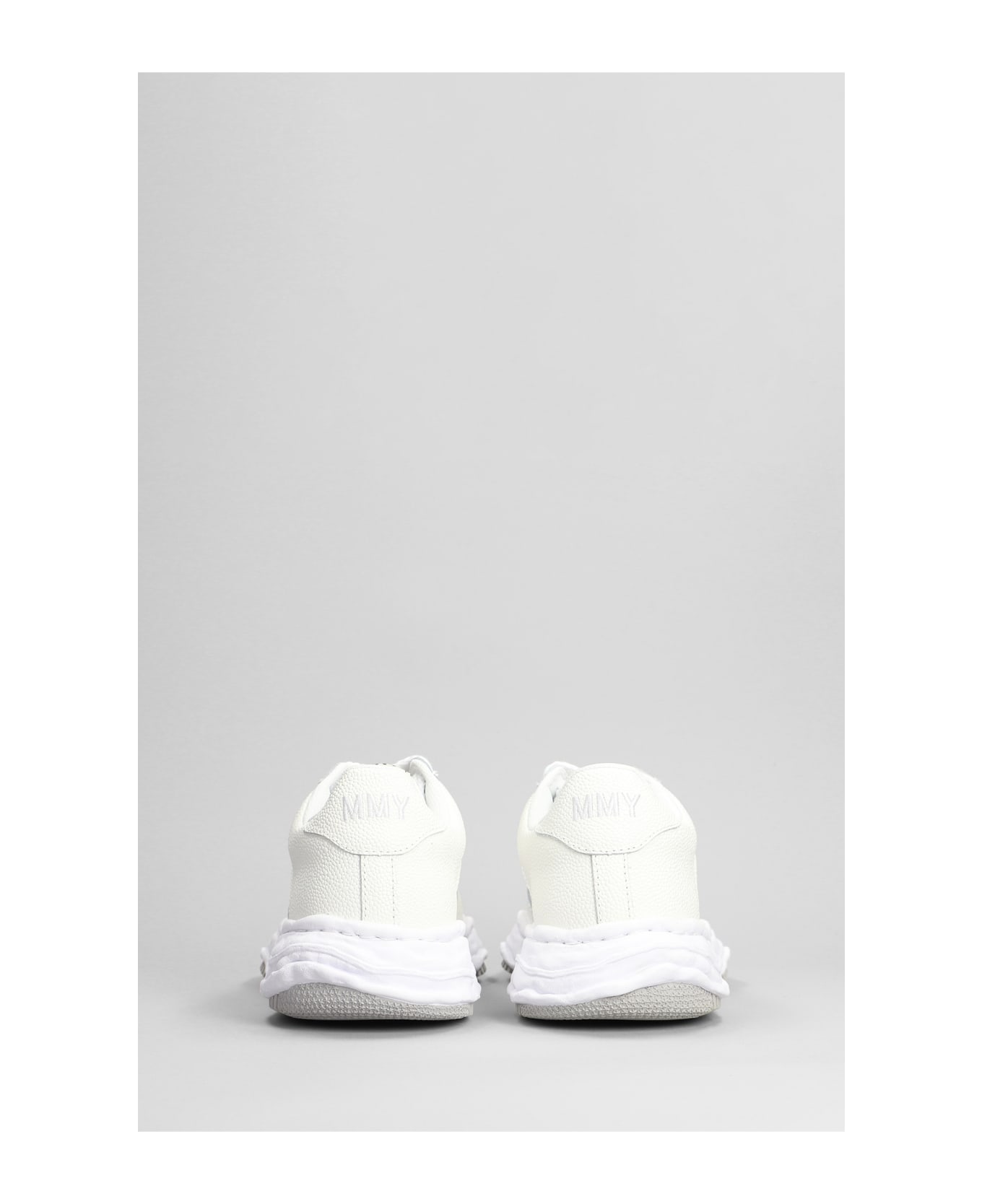 Mihara Yasuhiro Wayne Sneakers In White Leather - white