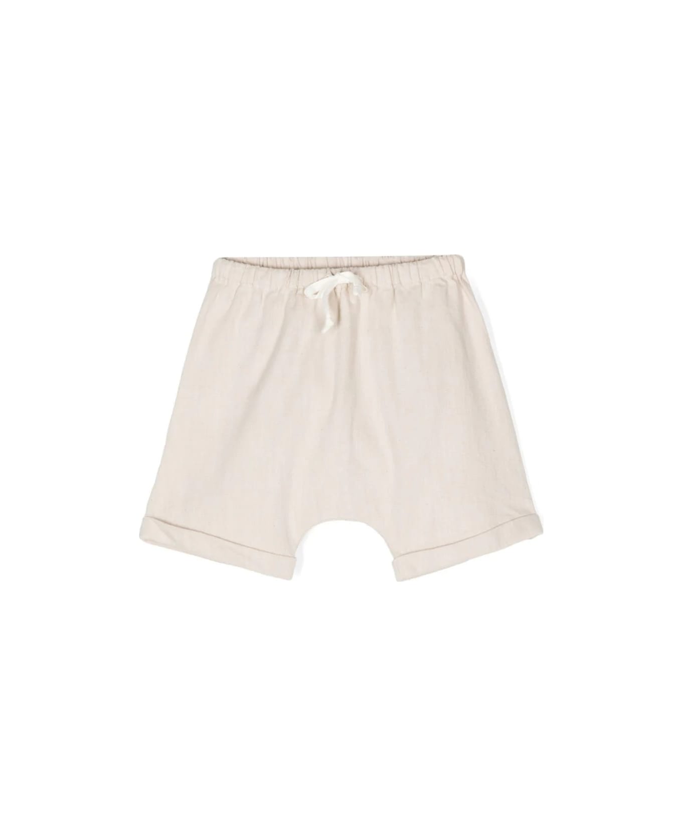 Zhoe & Tobiah Shorts Con Coulisse - Beige ボトムス