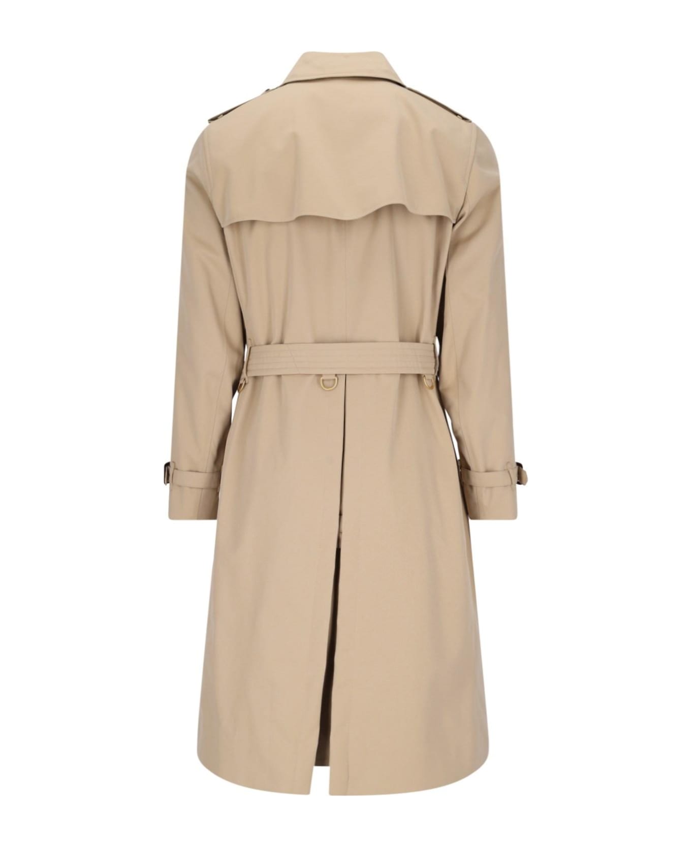 Burberry Double-breasted Trench Coat - Nude & Neutrals