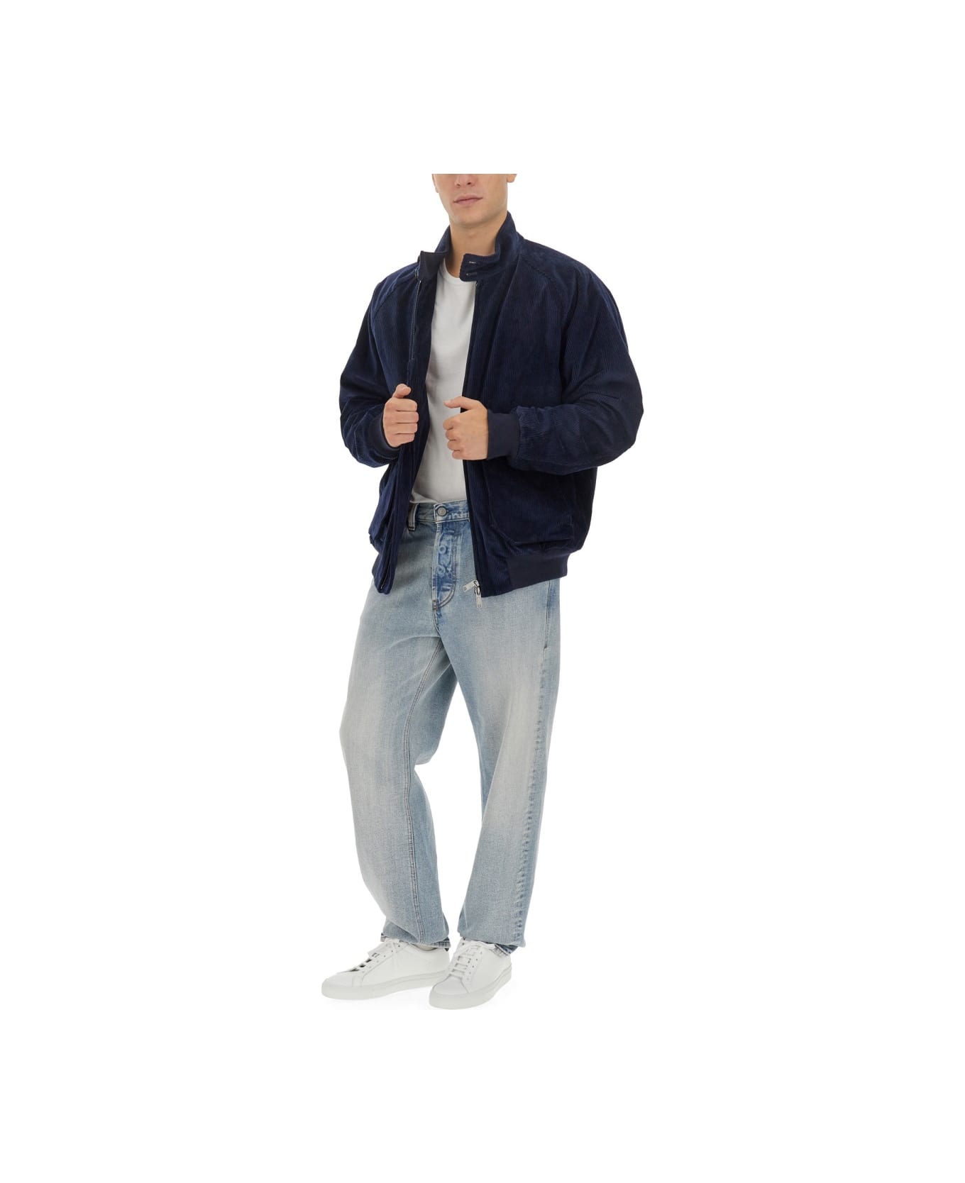 Baracuta Ribbed Jacket - BLUE ジャケット