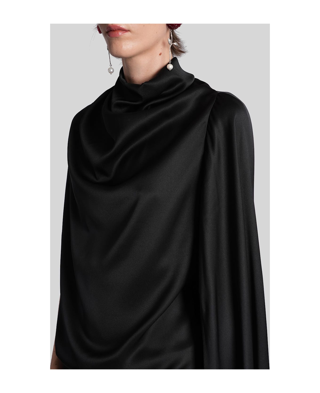 Magda Butrym Blouse 04 Blouse In Black Silk - black