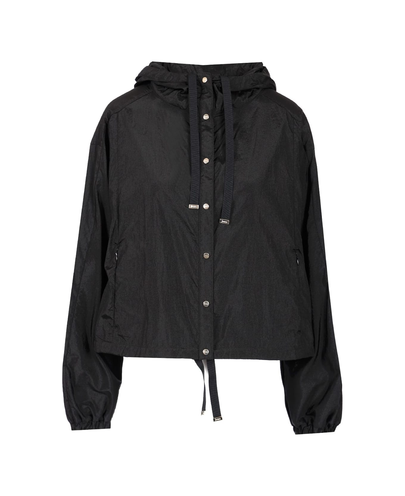 Herno Boxy Fit Waterproof Jacket - Black