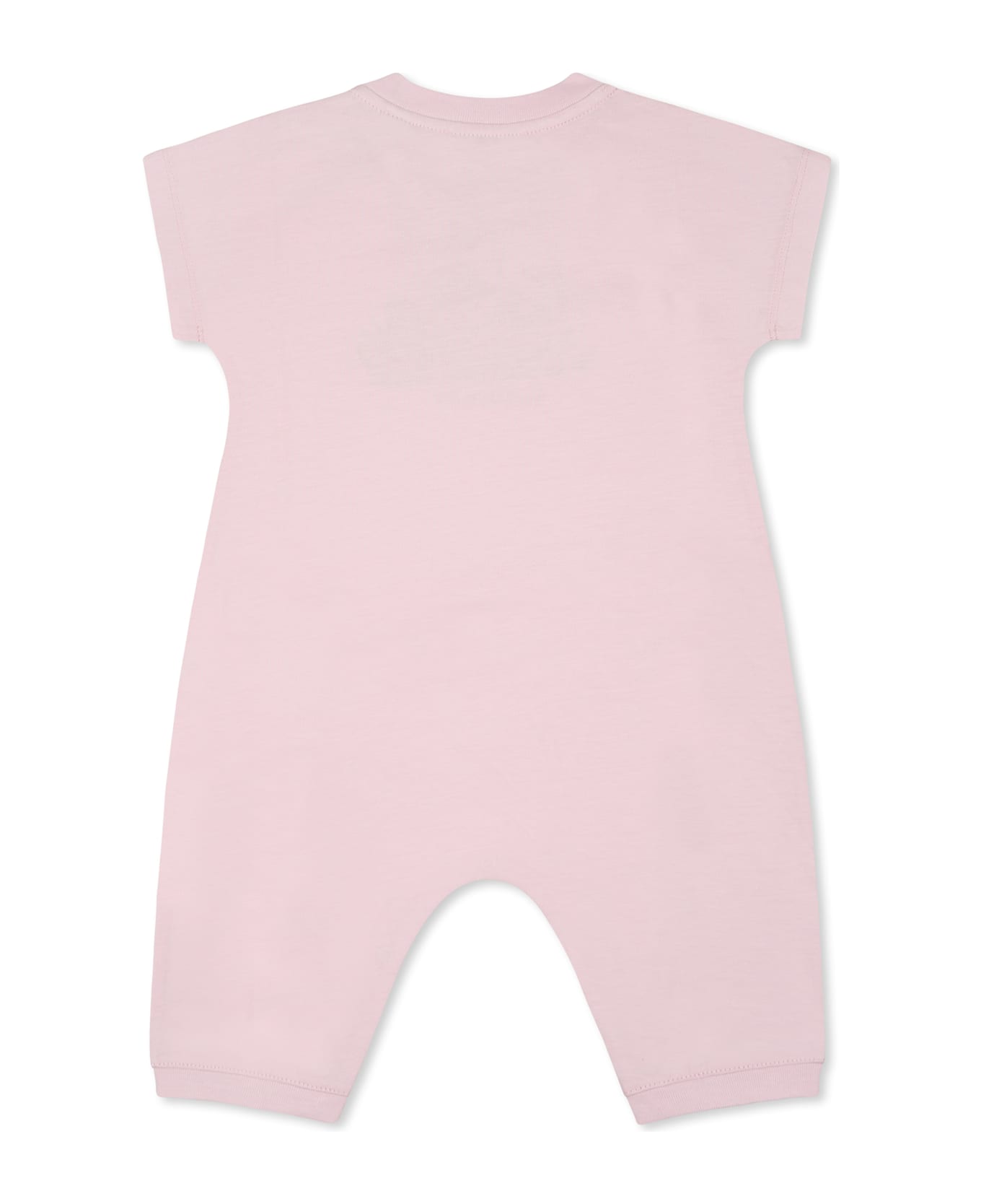 Burberry Pink Romper For Baby Girl With Ladybug - Pink