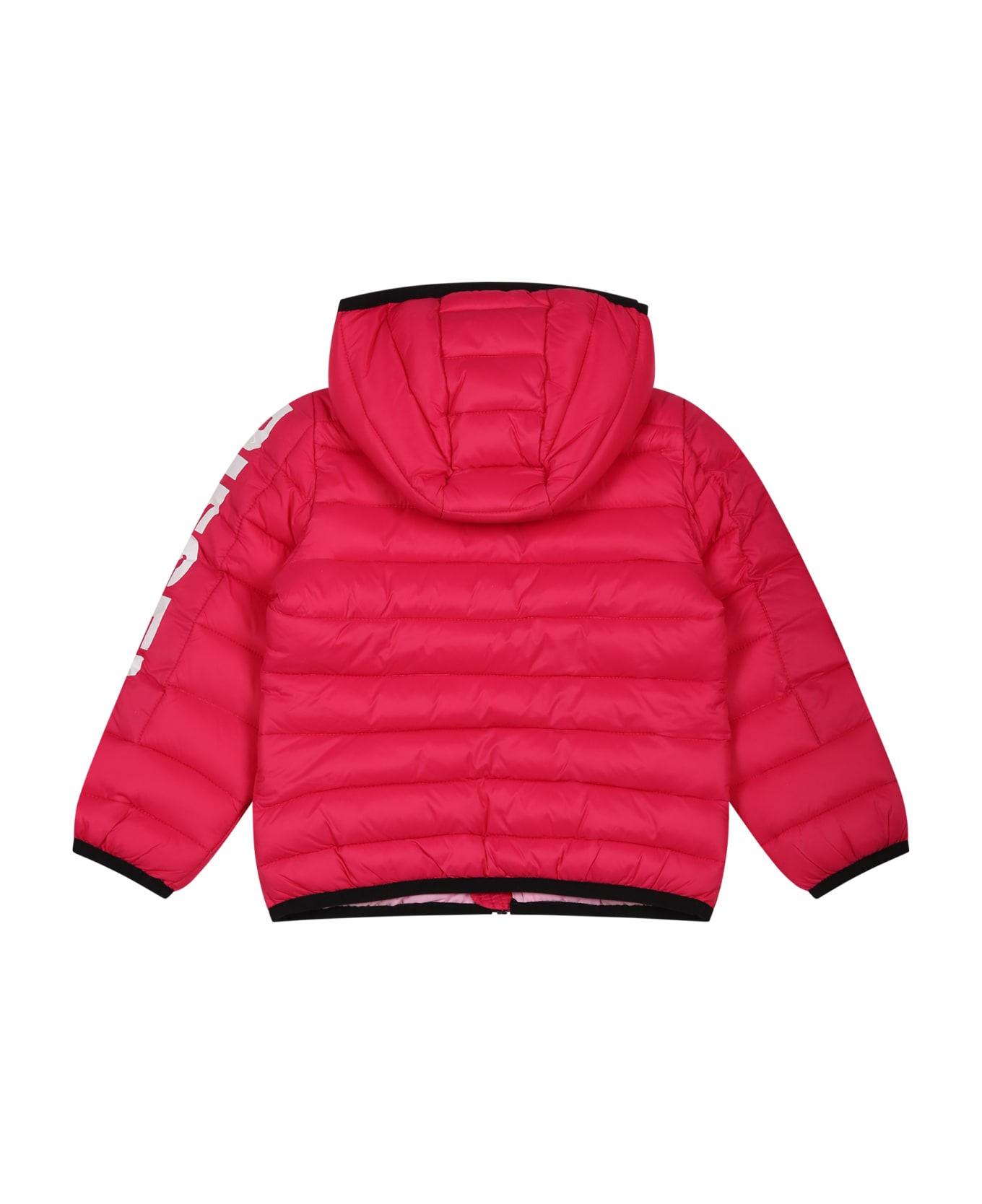 Diesel Fuchsia Down Jacket For Baby Girl - Fuchsia コート＆ジャケット